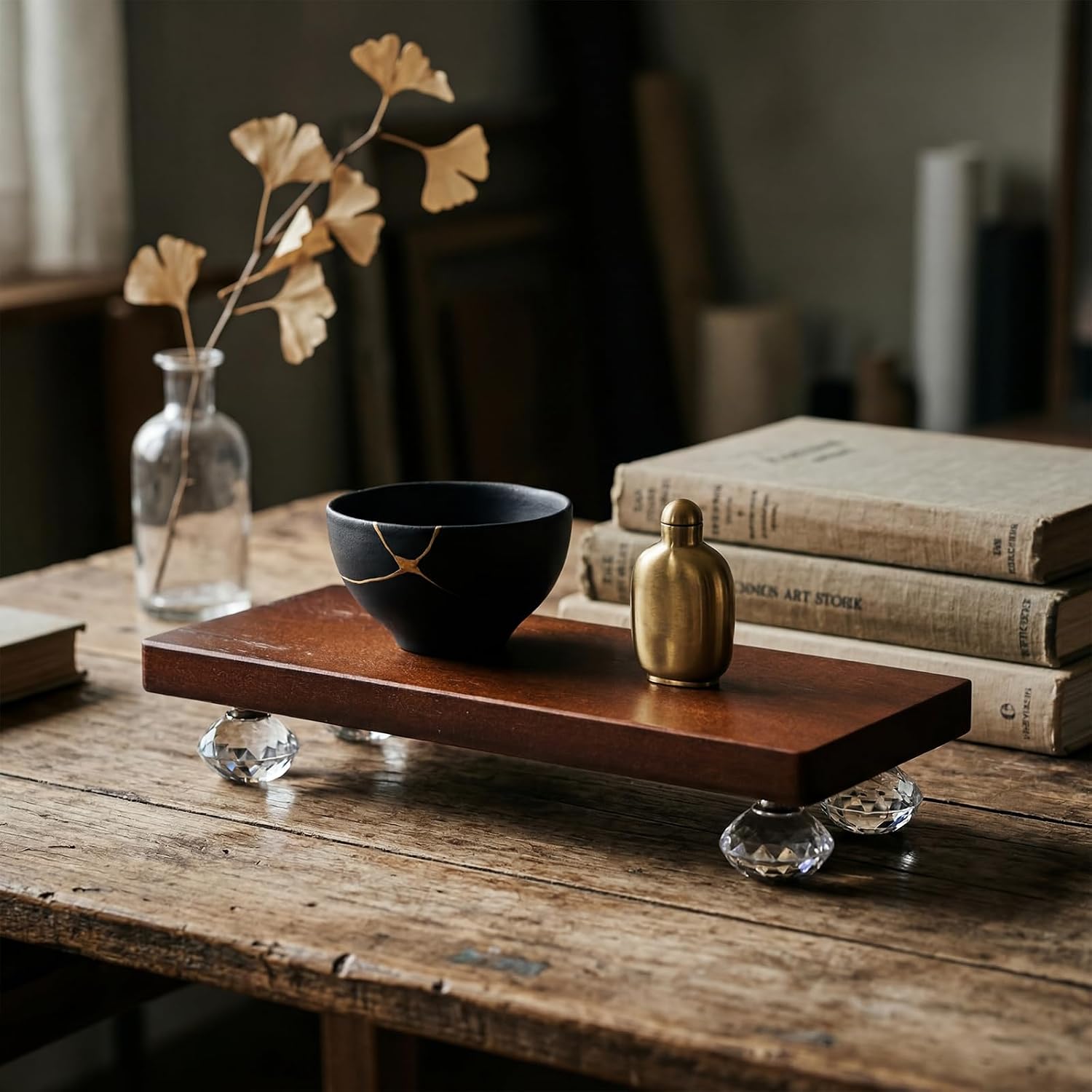 Wooden Pedestal Stand / Wood Risers for Decor Display