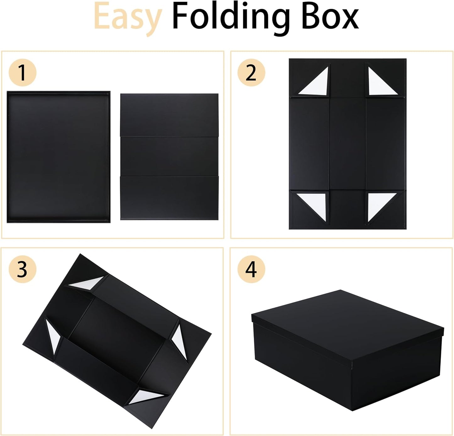 Gift Boxes / Large Gift Box / Green / 1 Count / 16.5 x 13 x 5.5