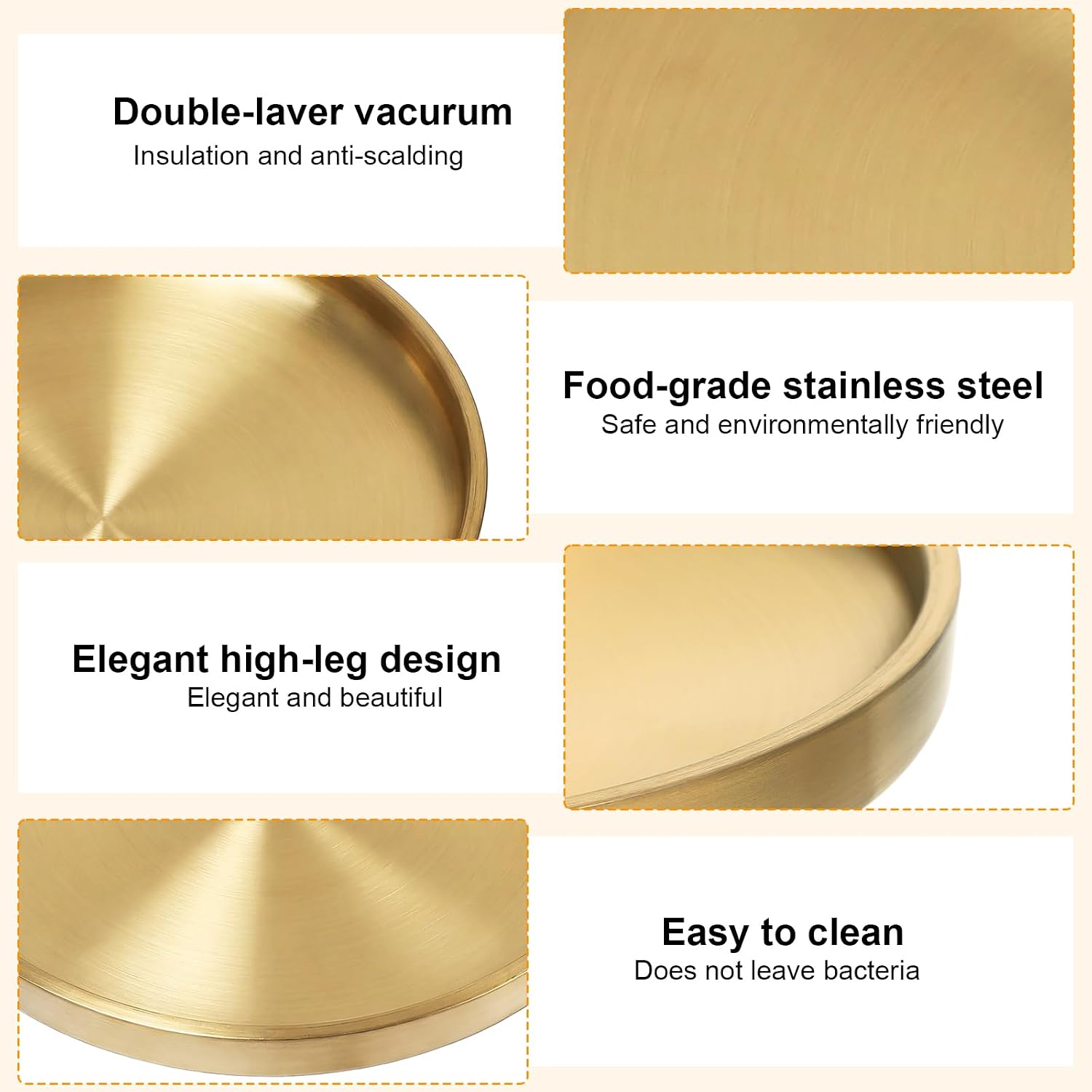 Key Bowl for Entryway Table / Gold / Set of 2