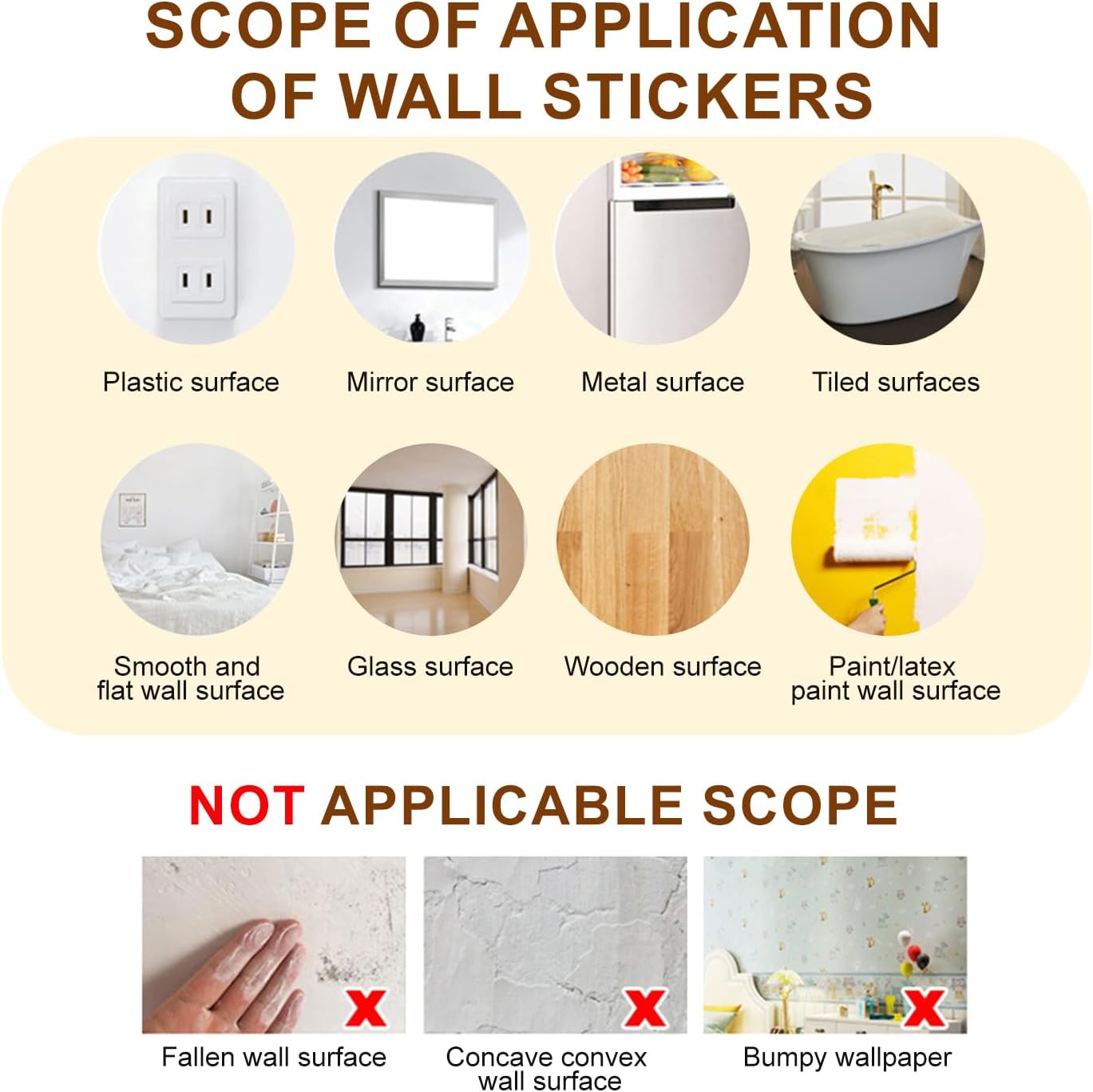 Cherry Blossom Wall Decals Stickers / Set of 35