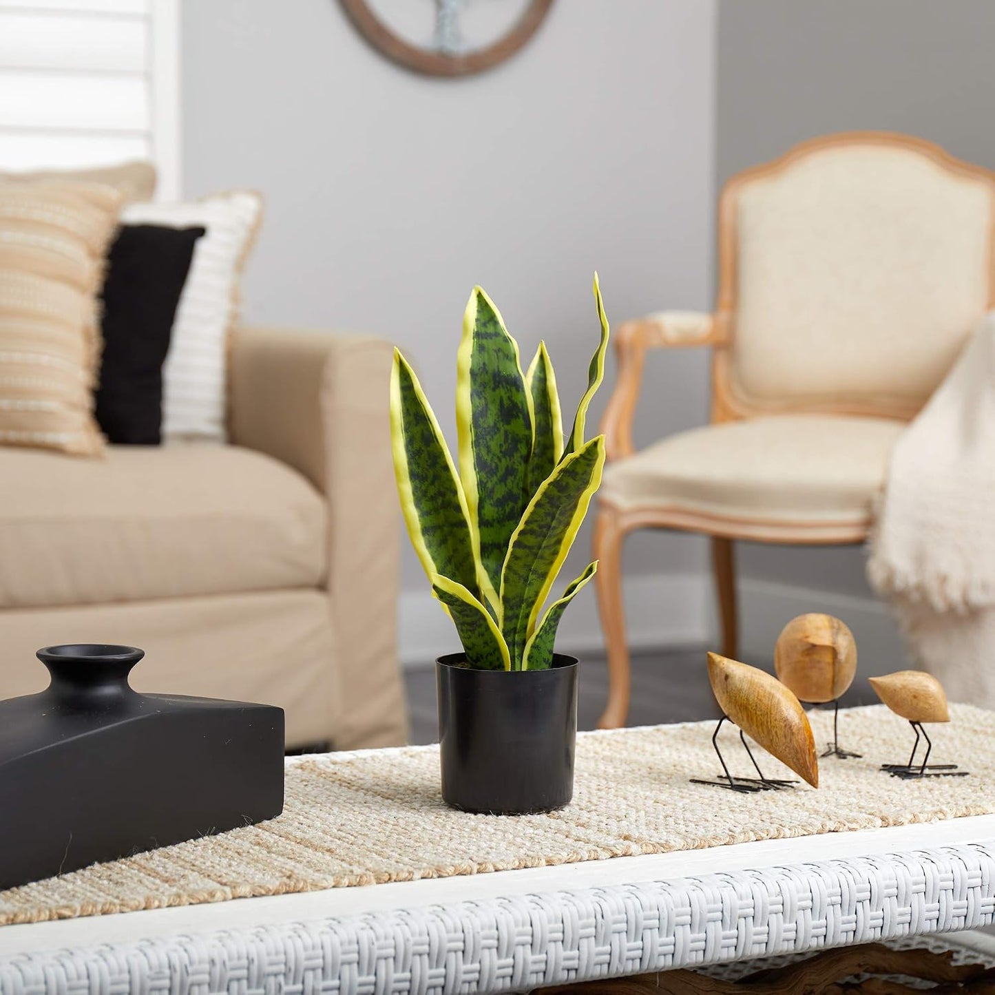 Faux Snake Plant / Yellow