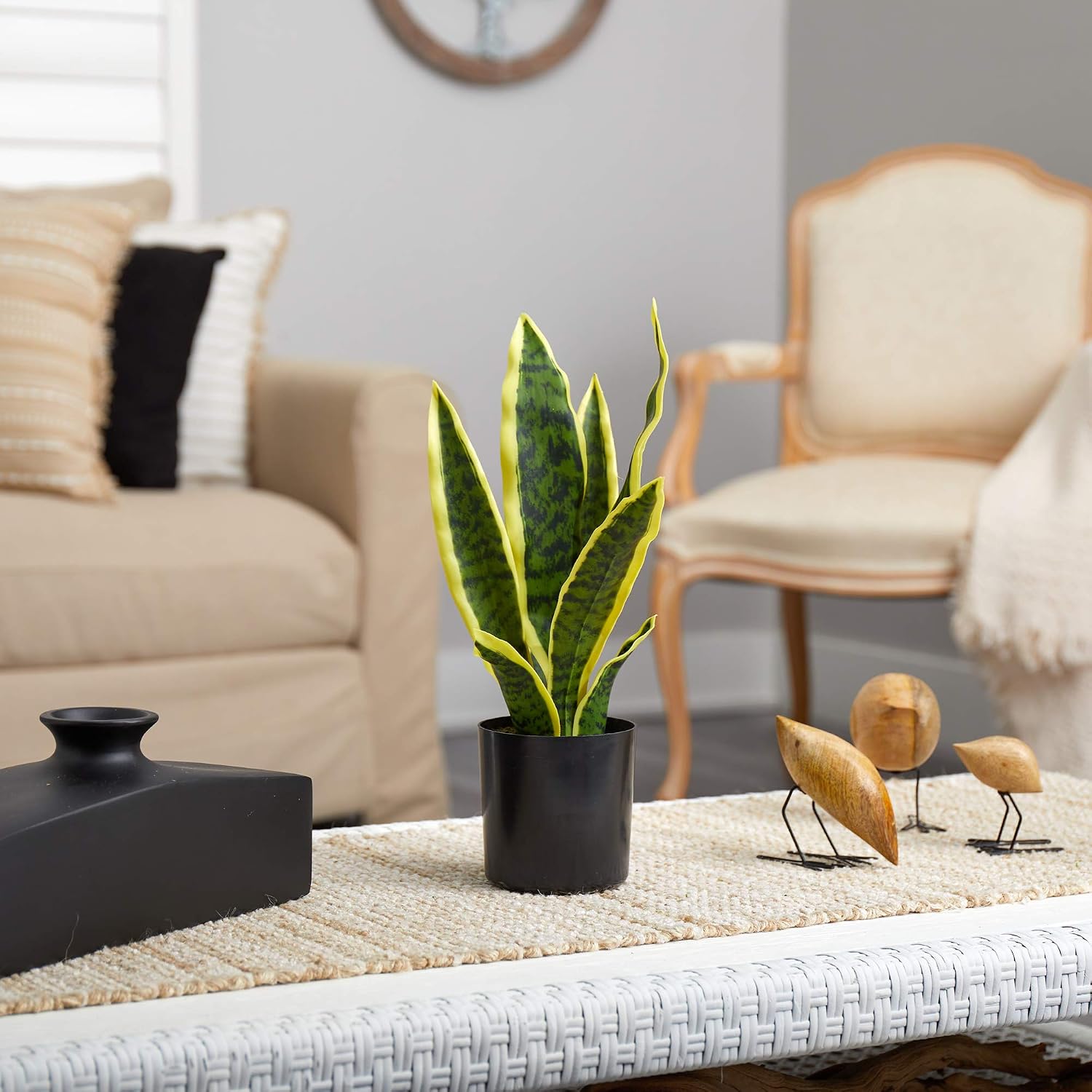 Faux Snake Plant / Yellow