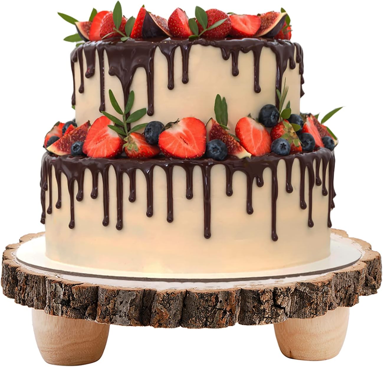 Wood Cake Stand / 11 Inch