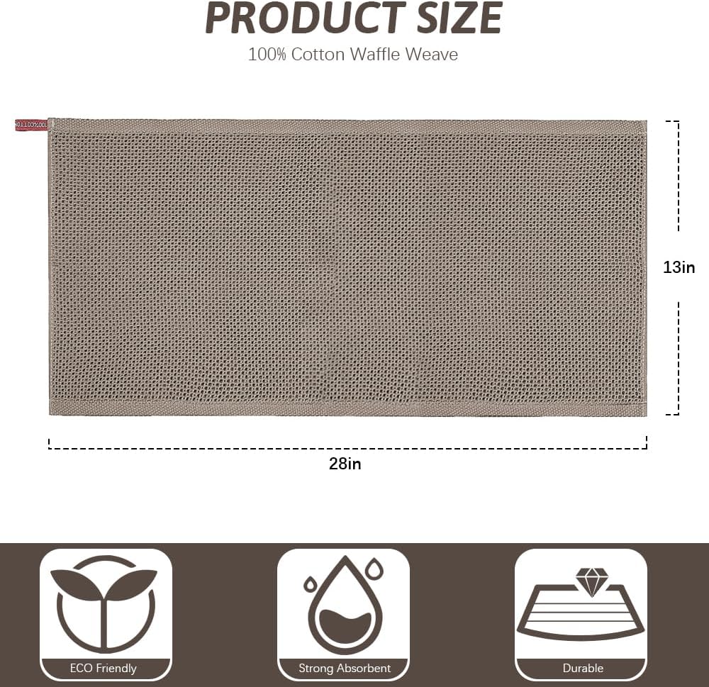 Nialnant 12 Pack Kitchen Dish Towels,13x28in 100% Cotton | Hand Towels for Kitchen, Extra Soft & Absorbent Dish Cloths