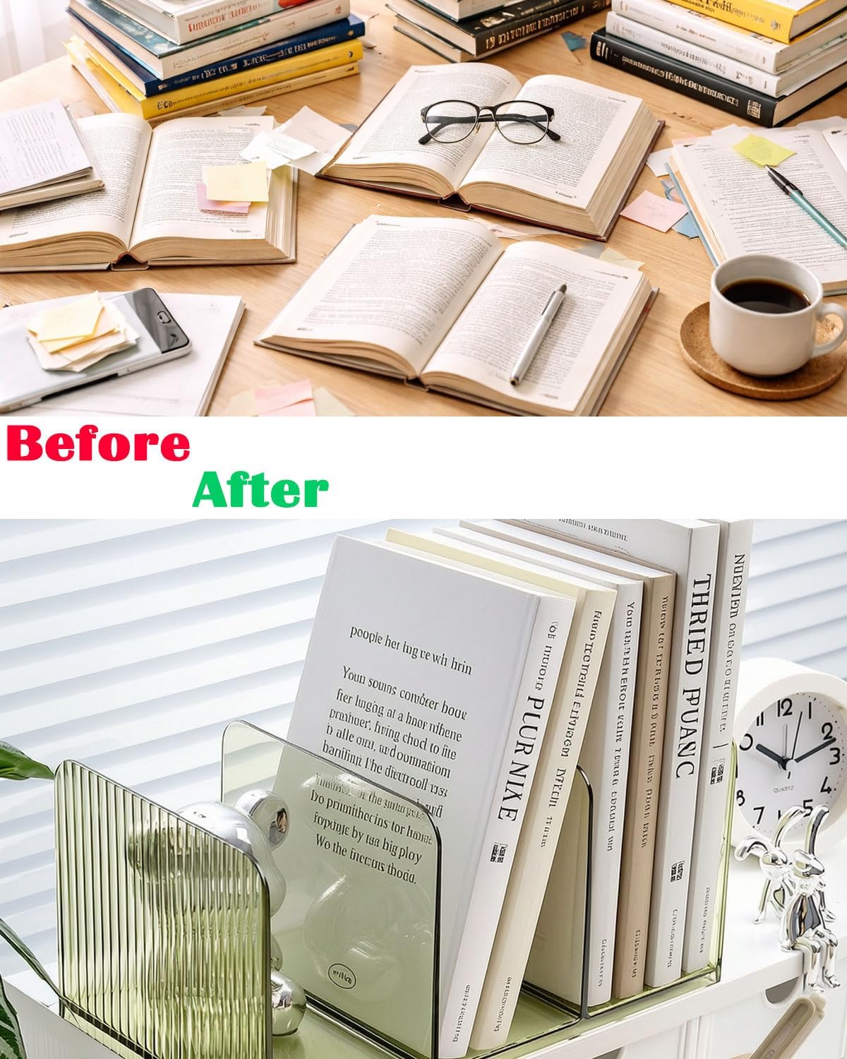 Versatile Acrylic Magazine File Holder / Clear