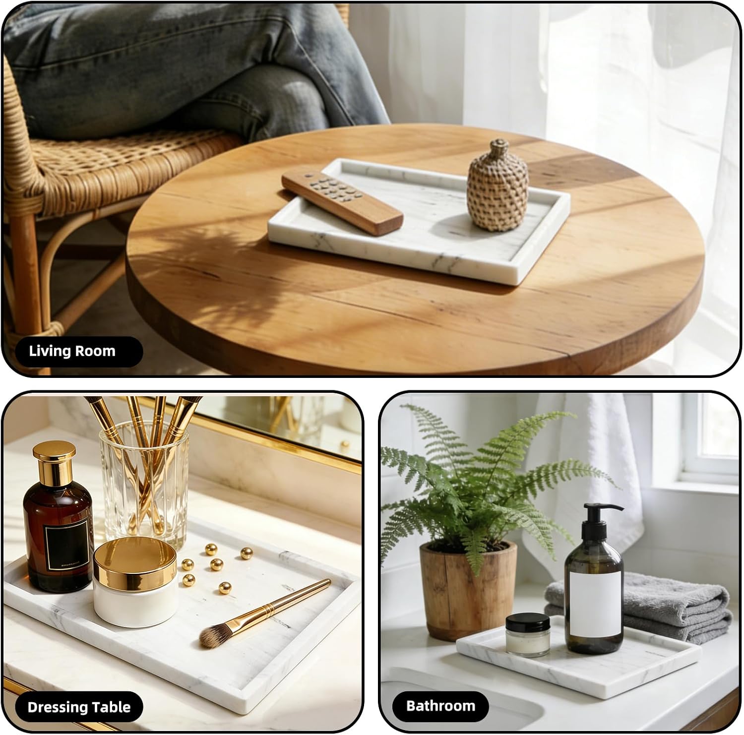 Spots Serving Tray / Star White