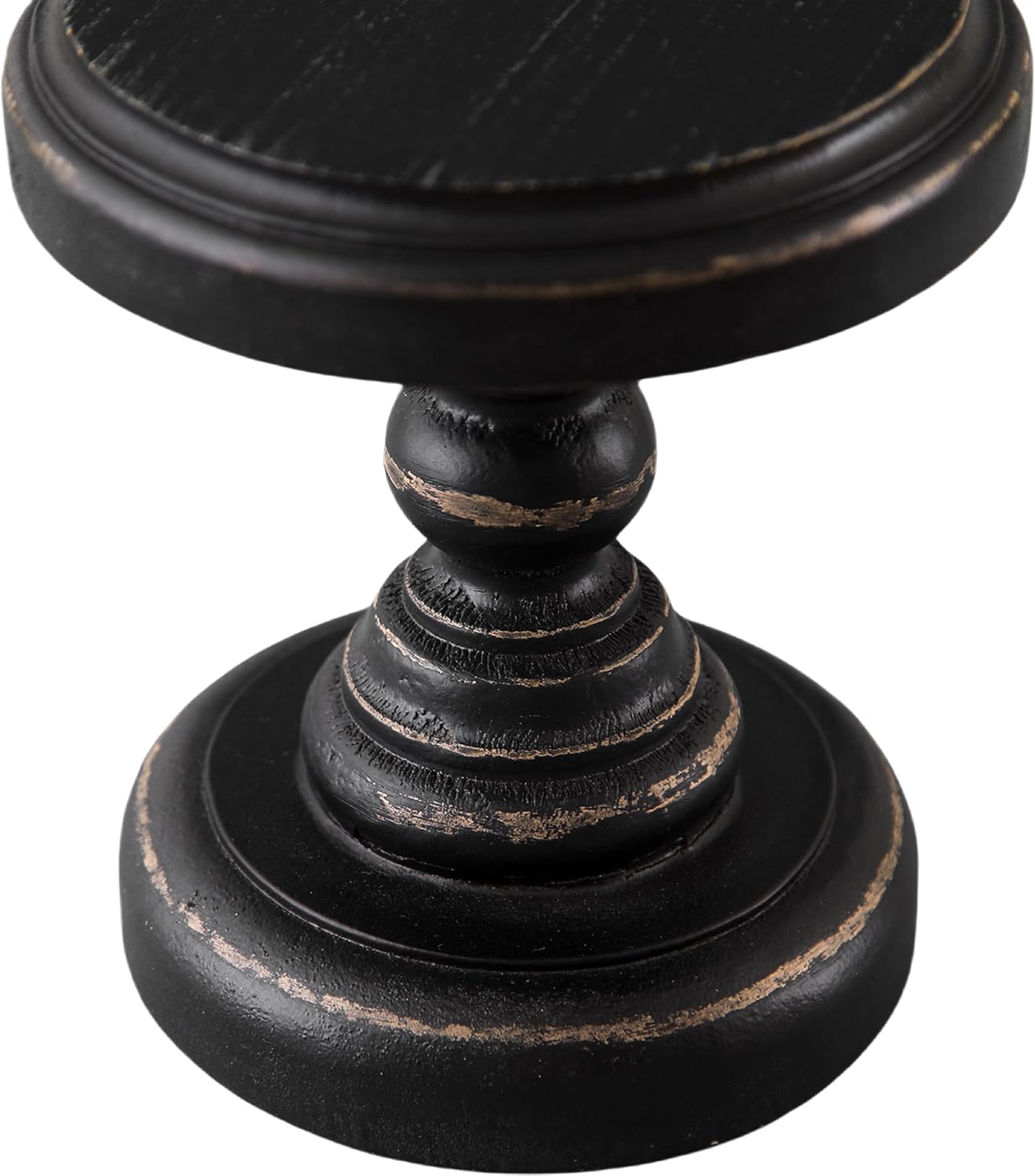 Rustic Small Pedestal Stand/Planter Stands / Black