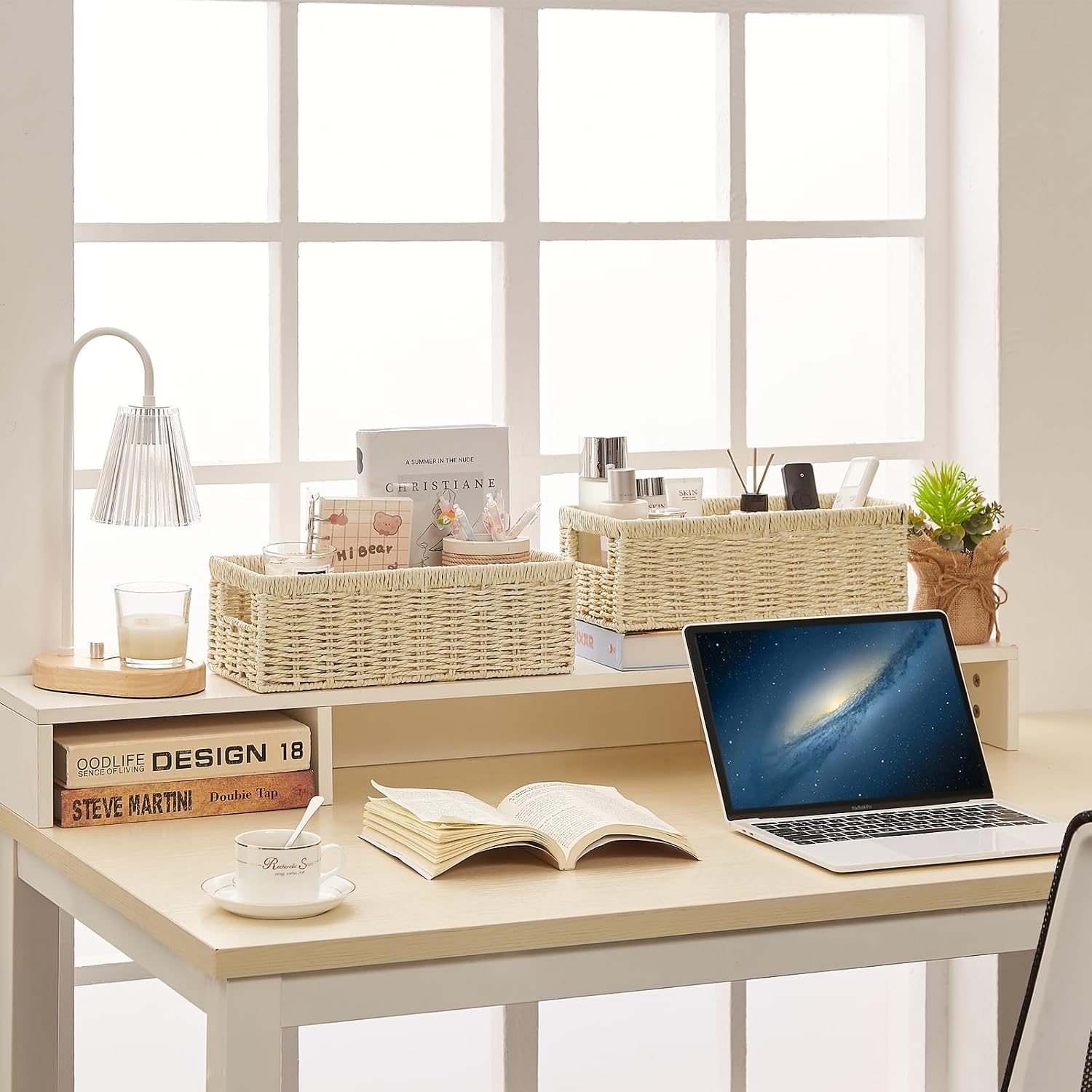 Wicker Baskets / Wicker Storage Basket / Paper Rope