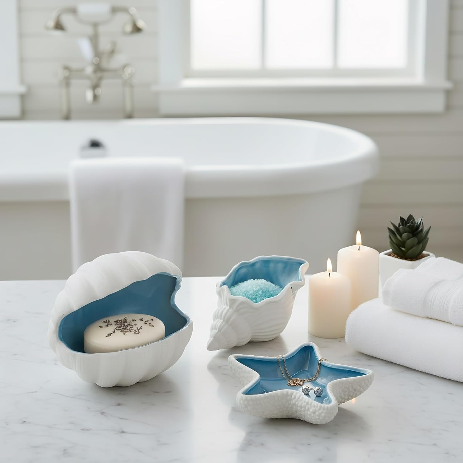 Ceramic Jewelry Tray / Set of 3
