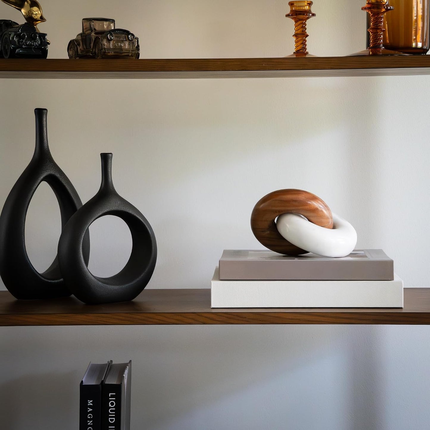 Marble and Wood Knot Decor