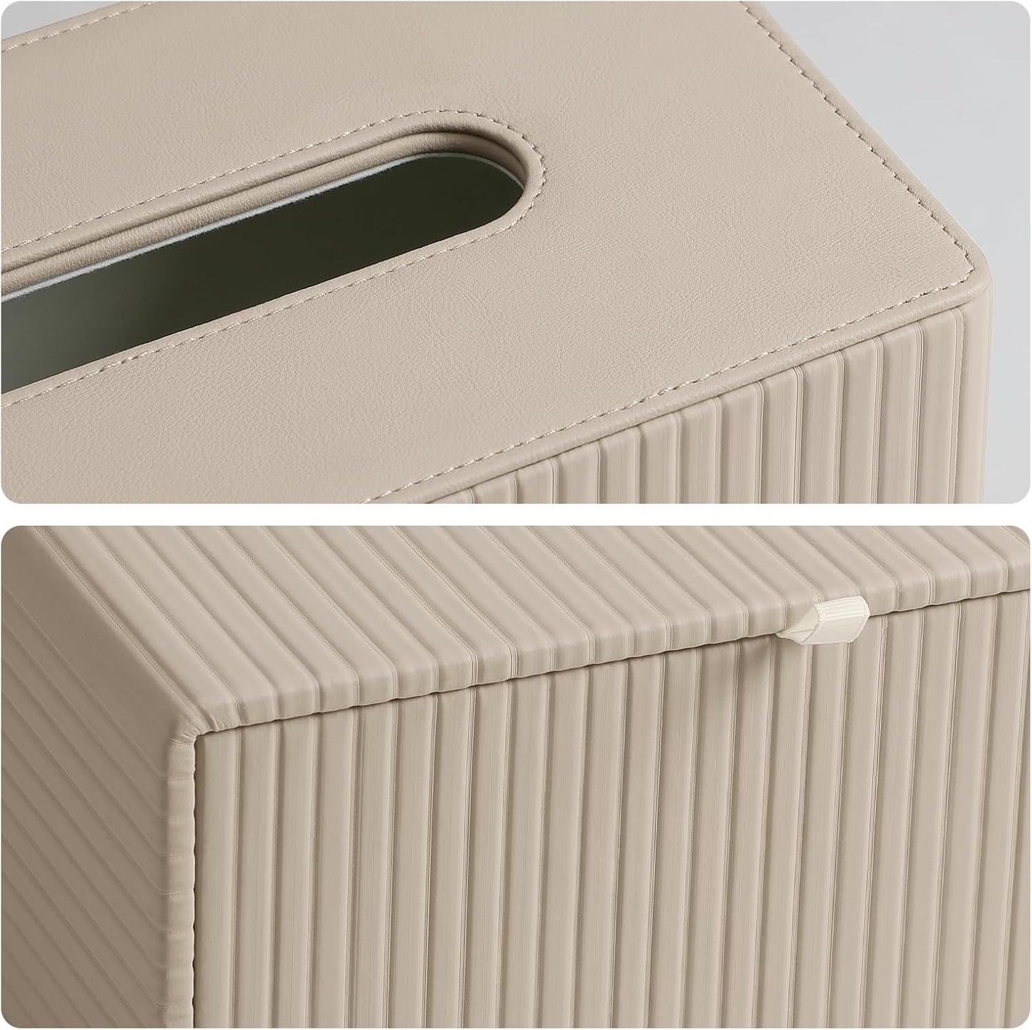 Rectangle Tissue Box Holder / Beige
