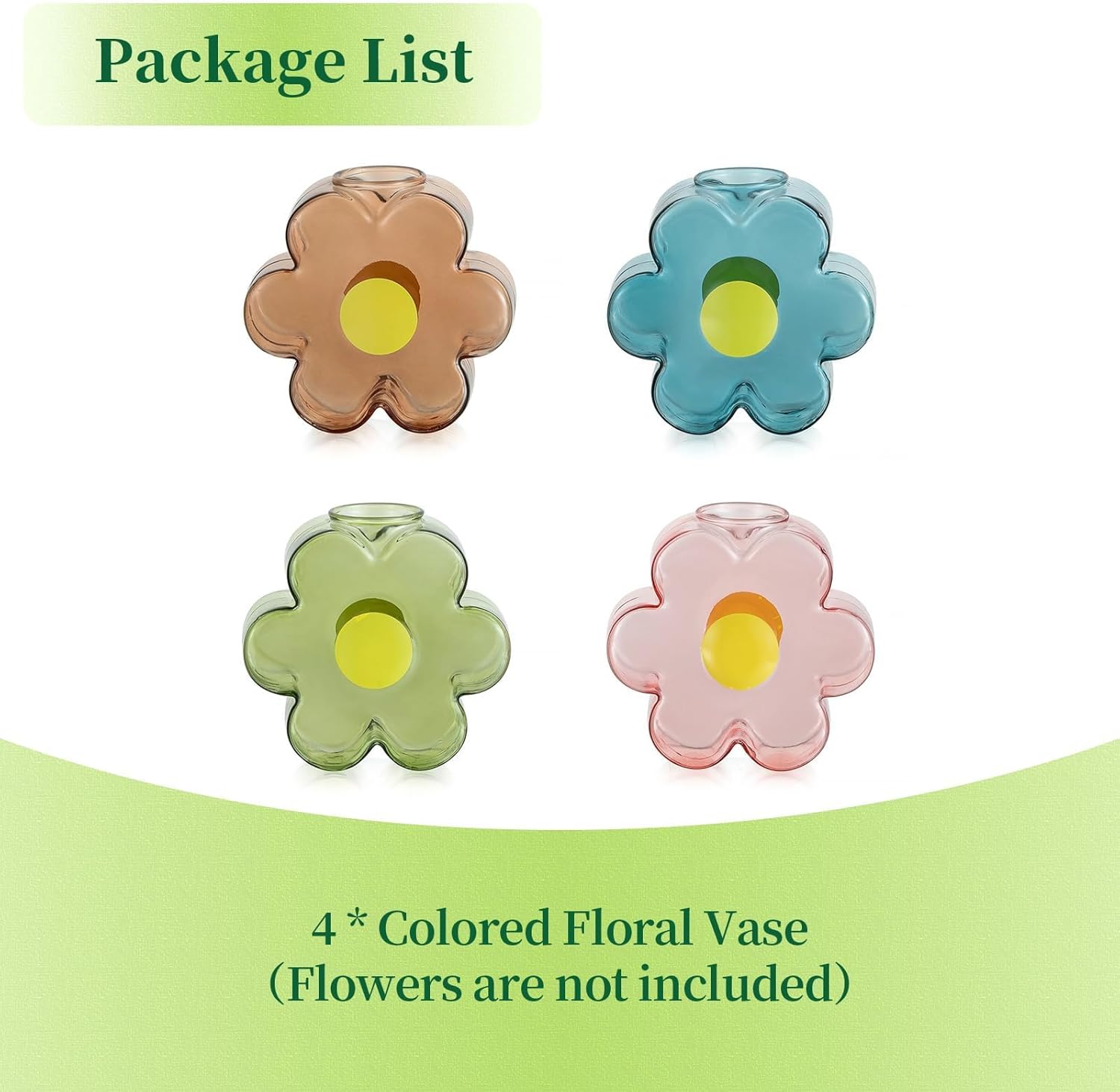 Glass Bud Vases for Centerpieces
