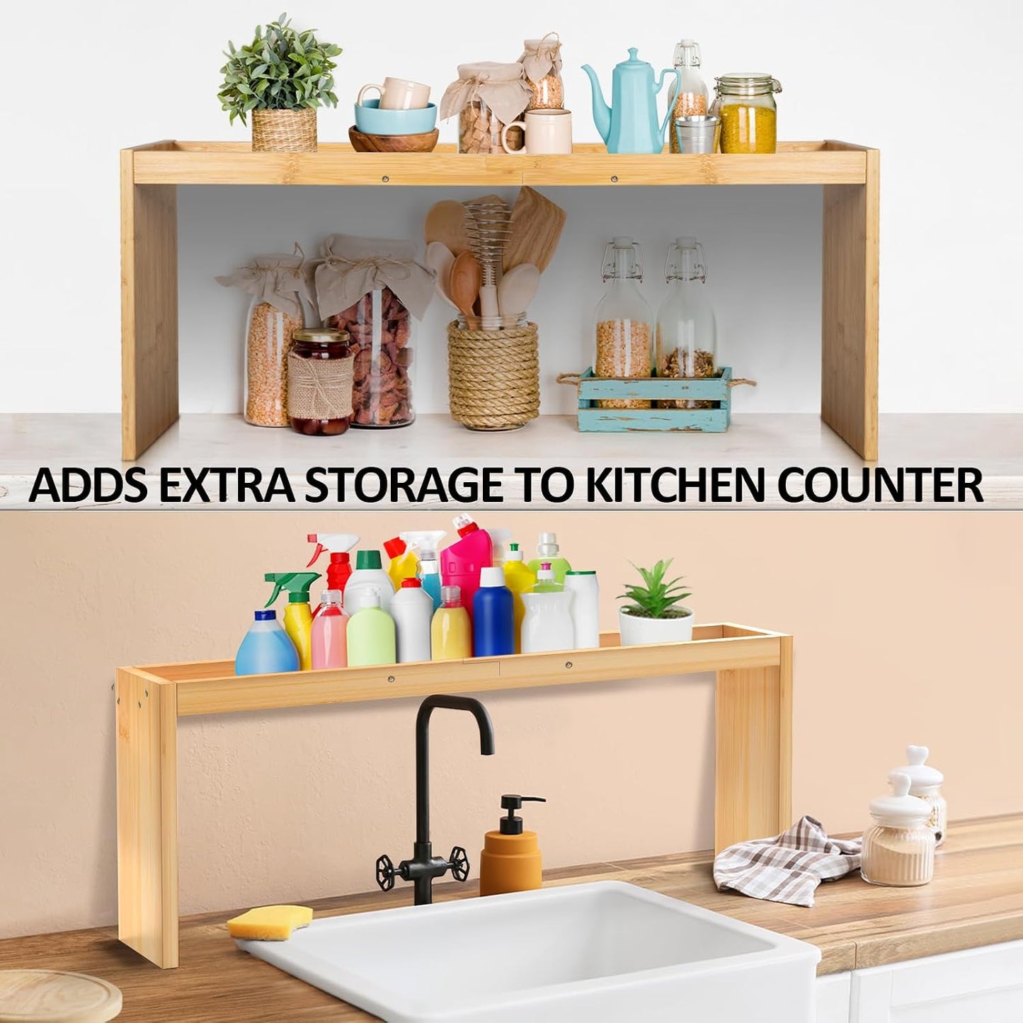 Over the Stove Spice Shelf for Kitchen,33" Over Stove Spice Rack Organizer | Stove Top Shelf, Stove Shelf for Back of