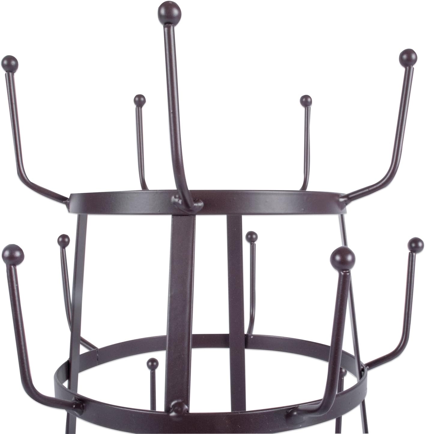 DII Metal Kitchen Storage Collection 3-Tier Mug Tree Stand, 9.5x12.75, Rustic Bronze