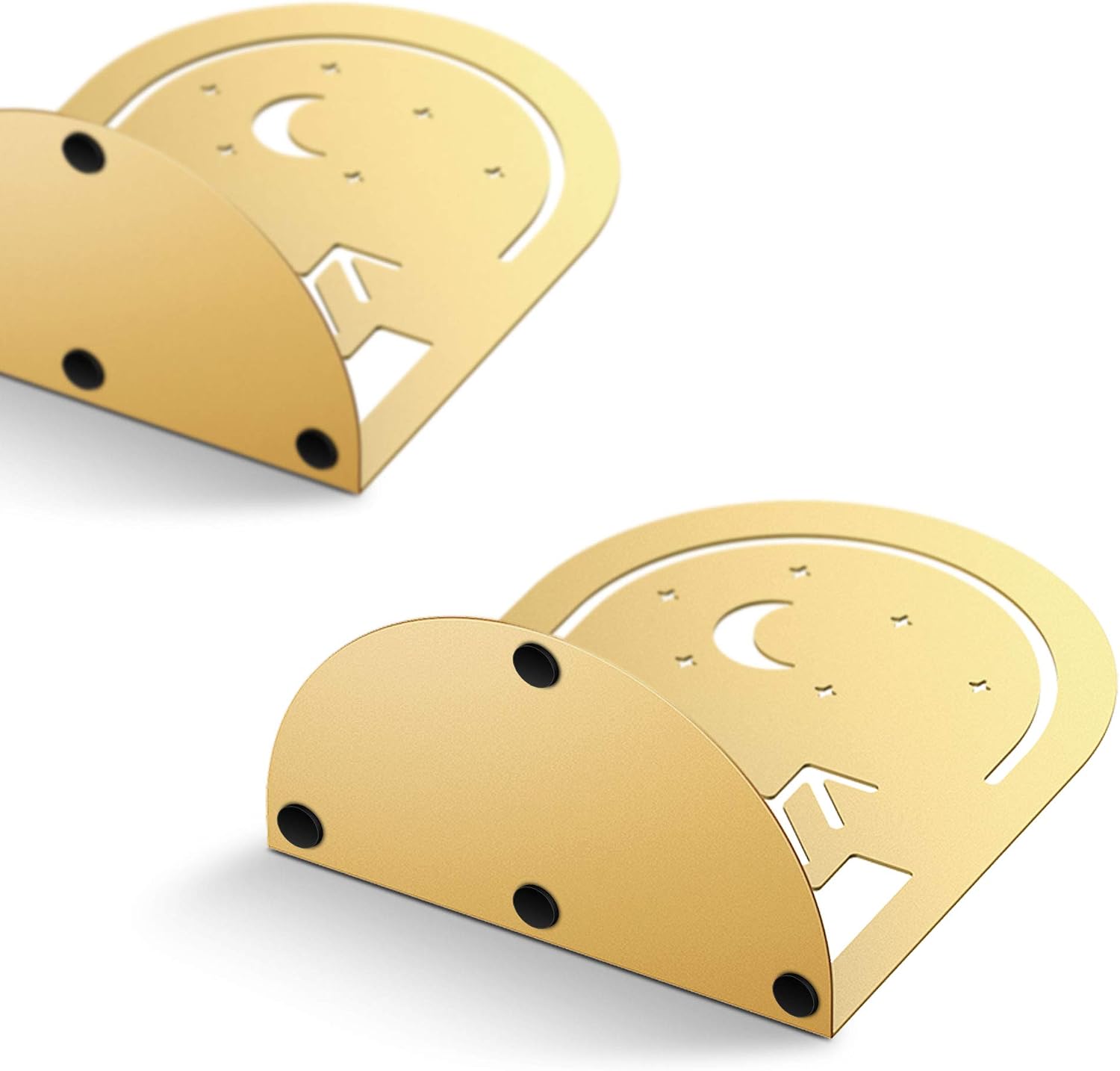1 Pair Metal Dream Book Holders / Gold