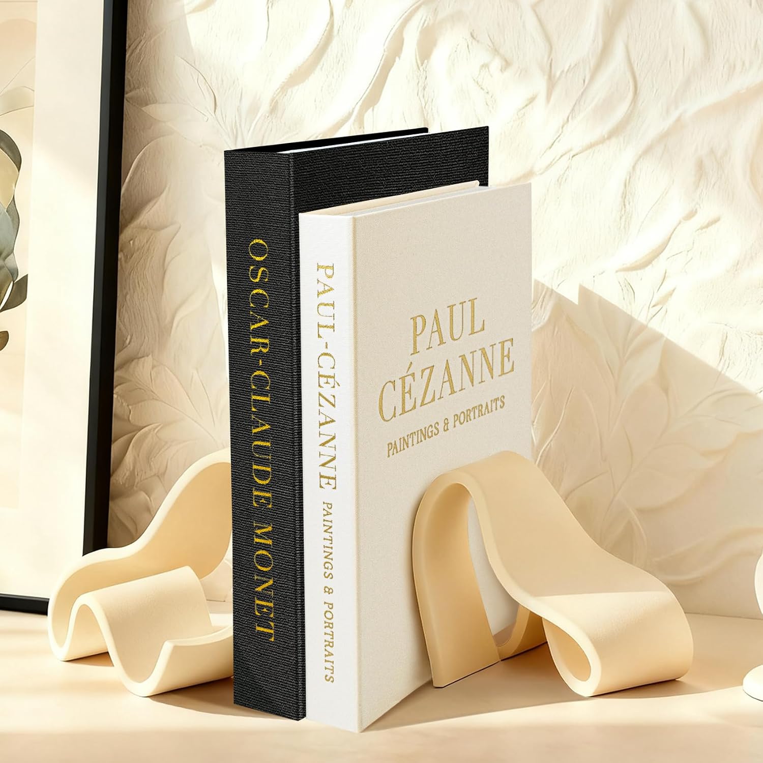 Aesthetic Decorative Books / Cezanneblack / Set of 2