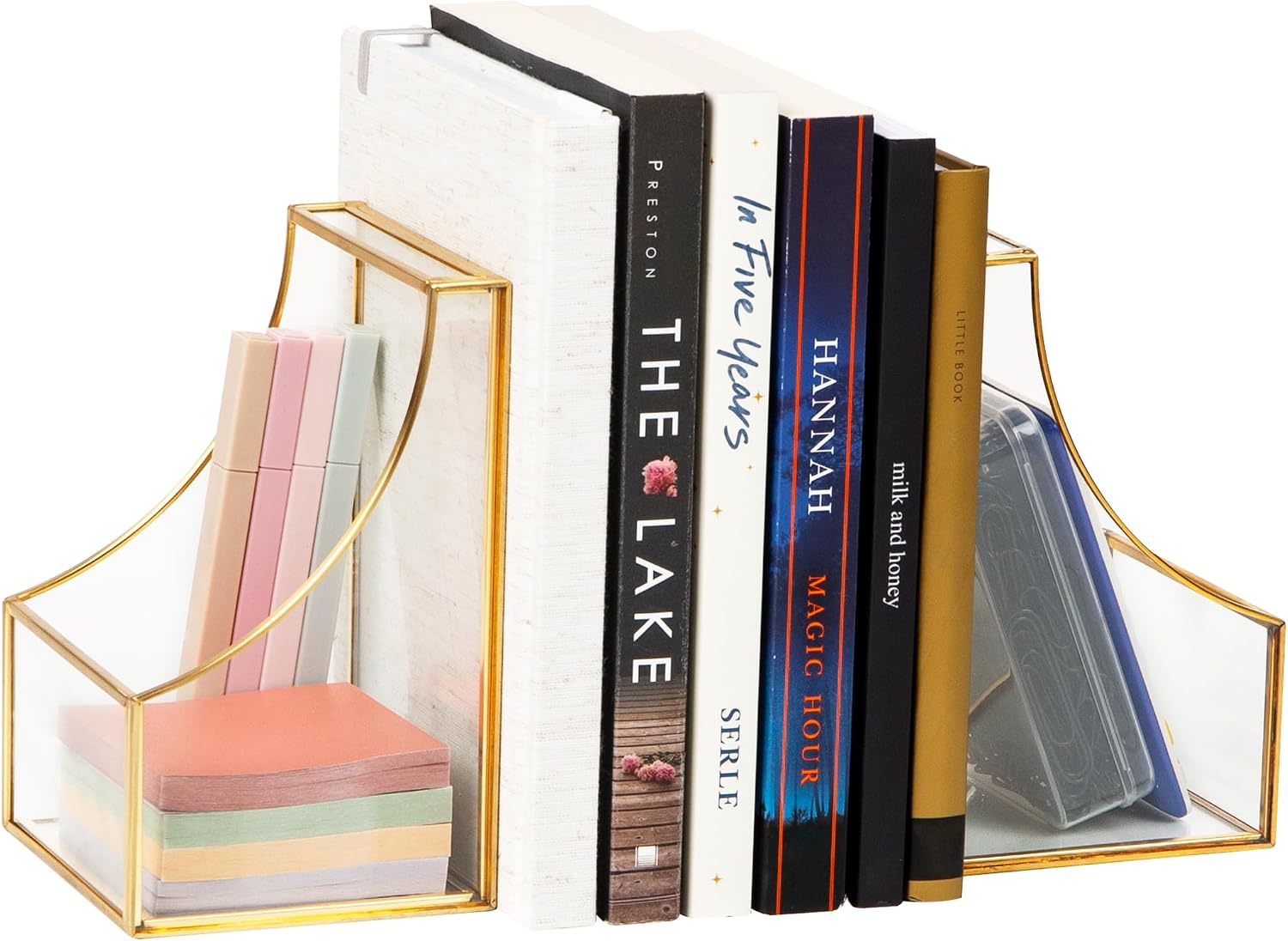 Books / Decorative Bookends / Gold / Set of 2