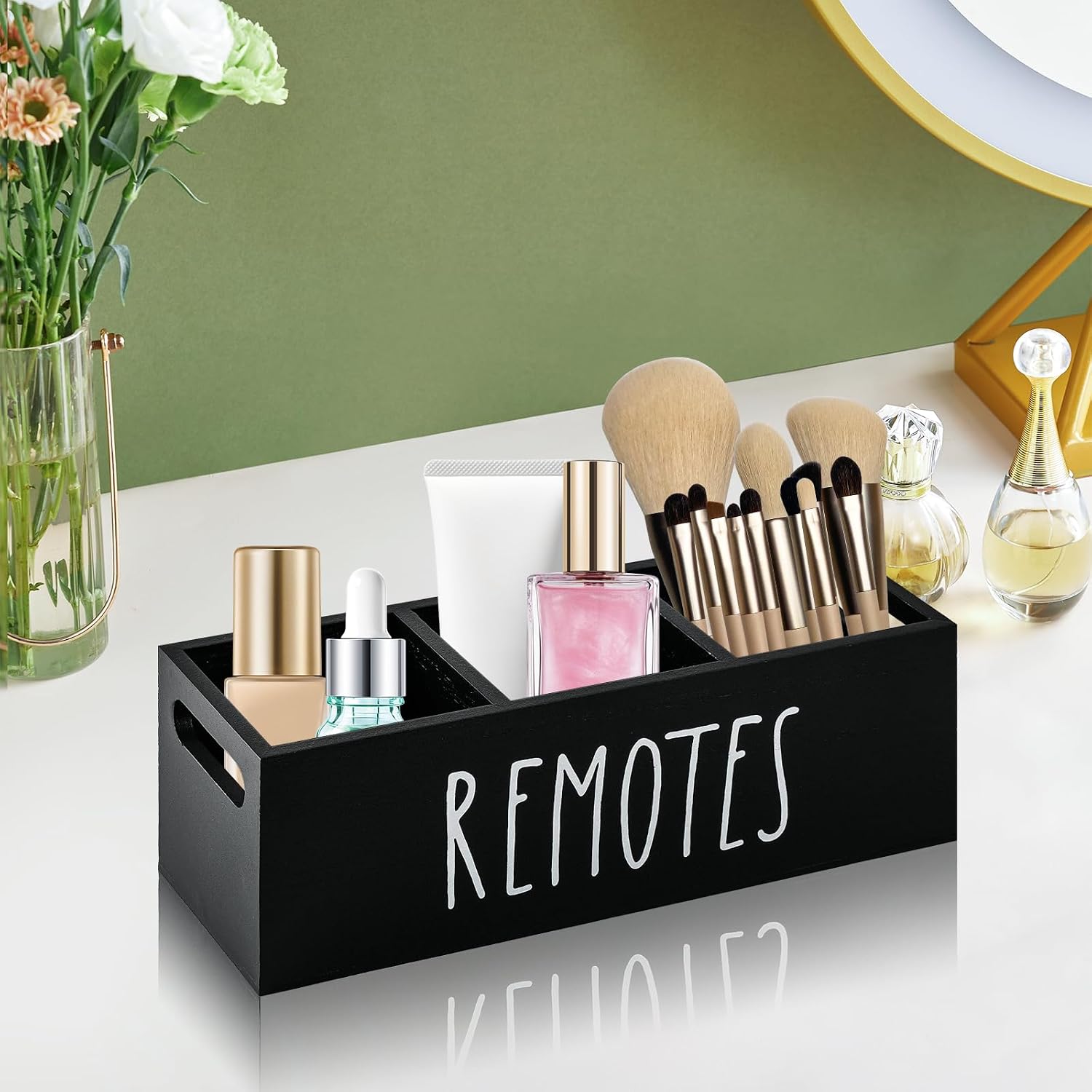 Remote Control Holder / Black-3slot