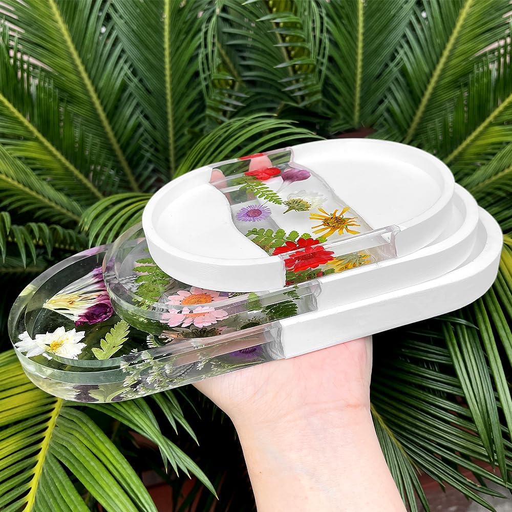 5.7'' Oval Tray Mold / Set of 12