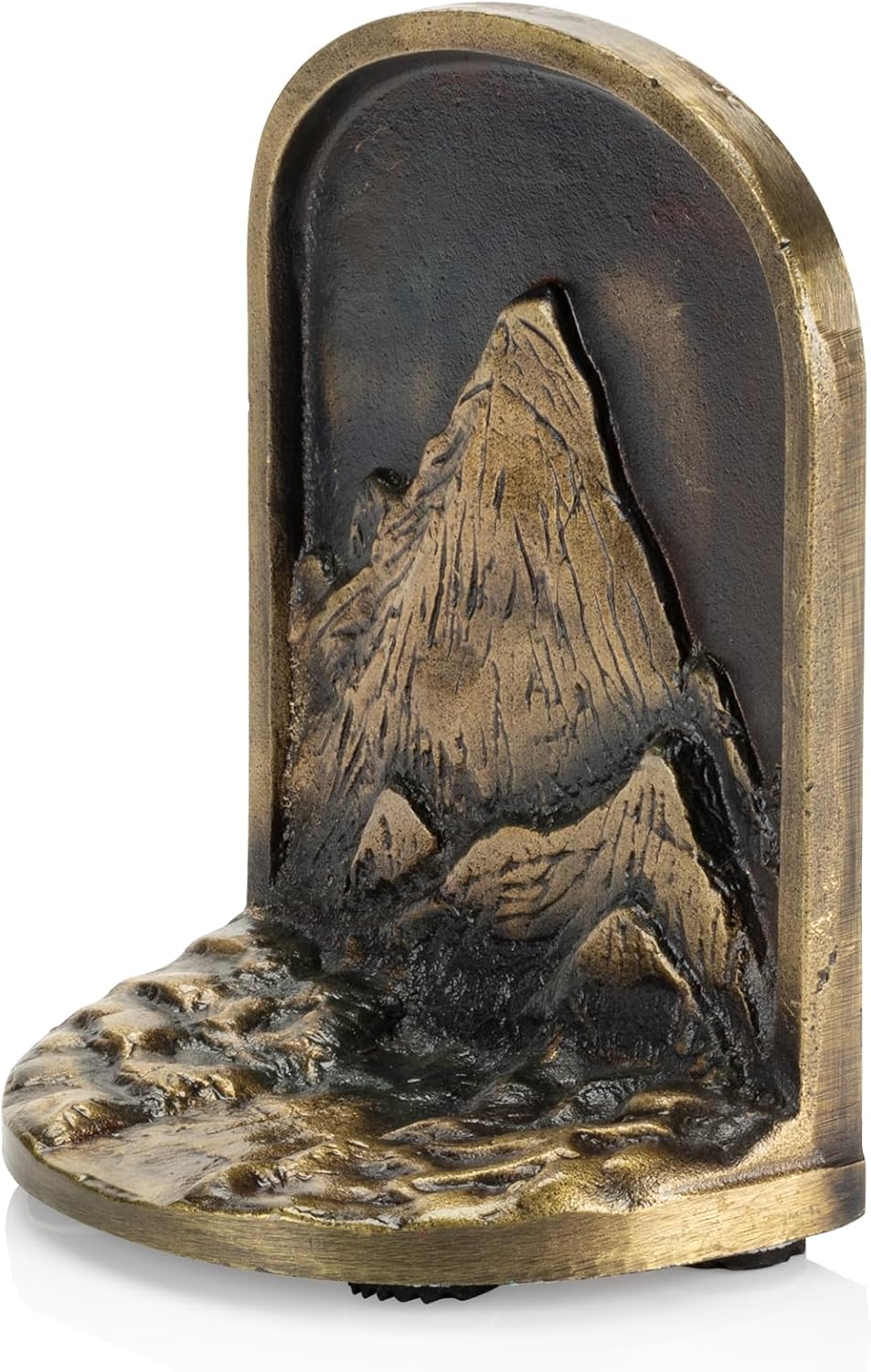 Cast Iron Mountain Bookends Set