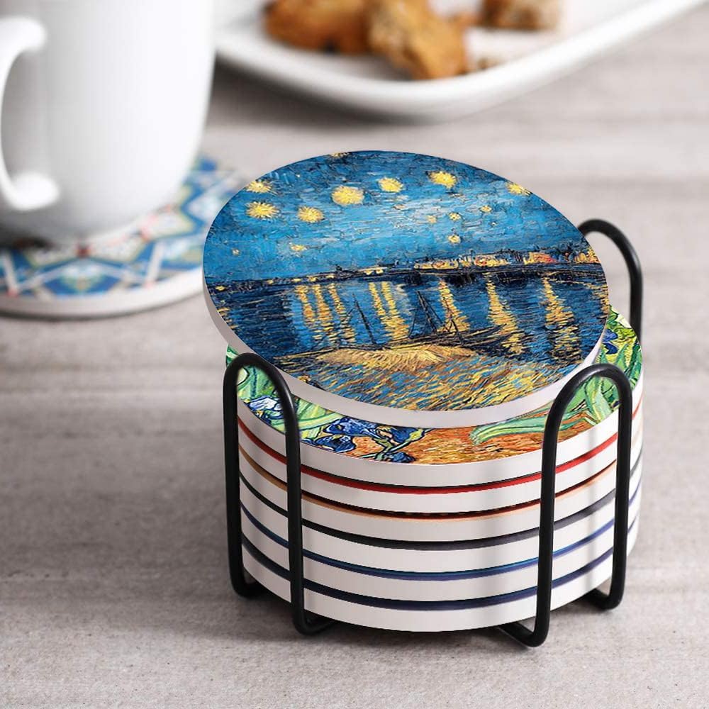 Storage Rack 8-Piece Set / Van Gogh / 4 Inch