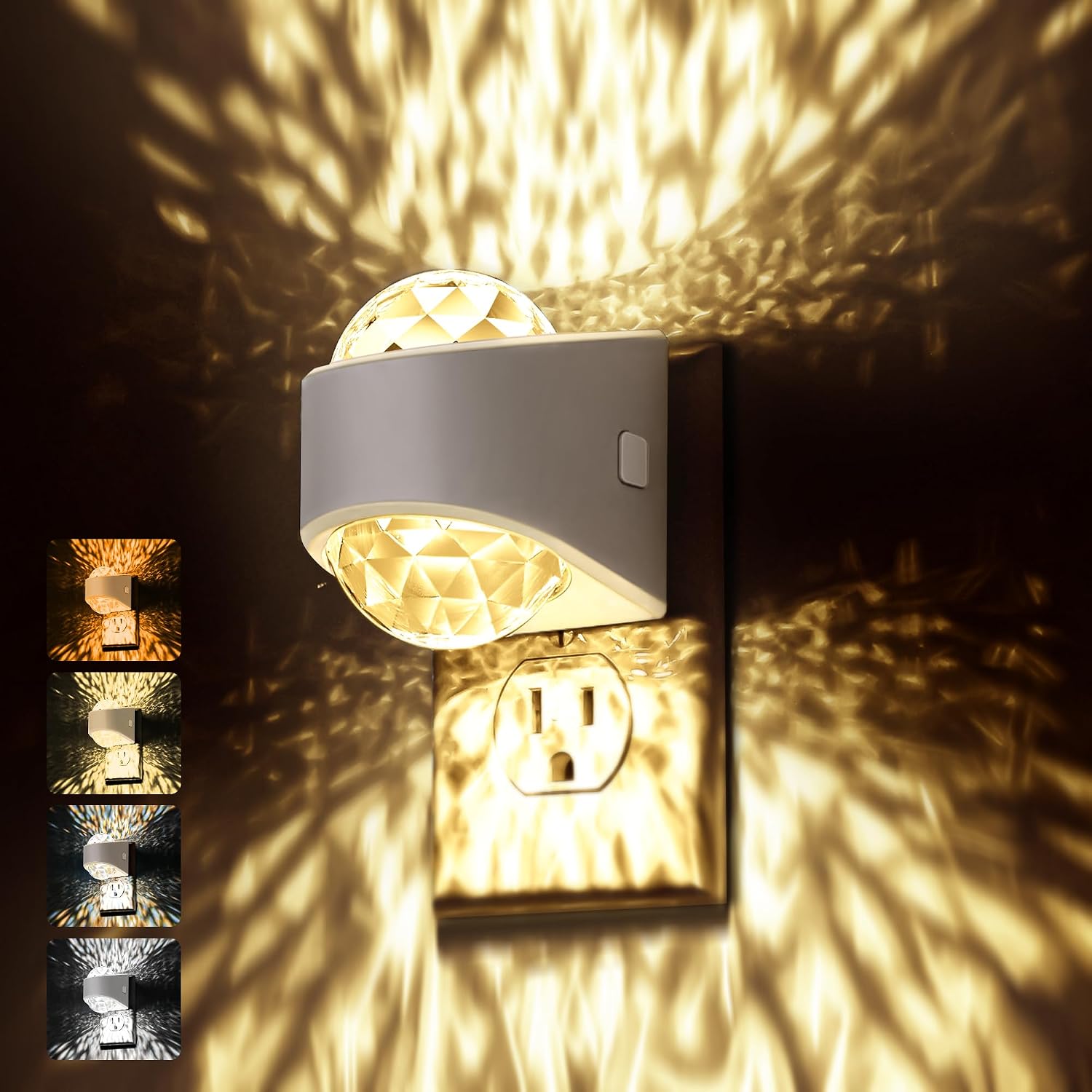 Briignite Night Light Plug into Wall, Color Changing Night Light for Kids