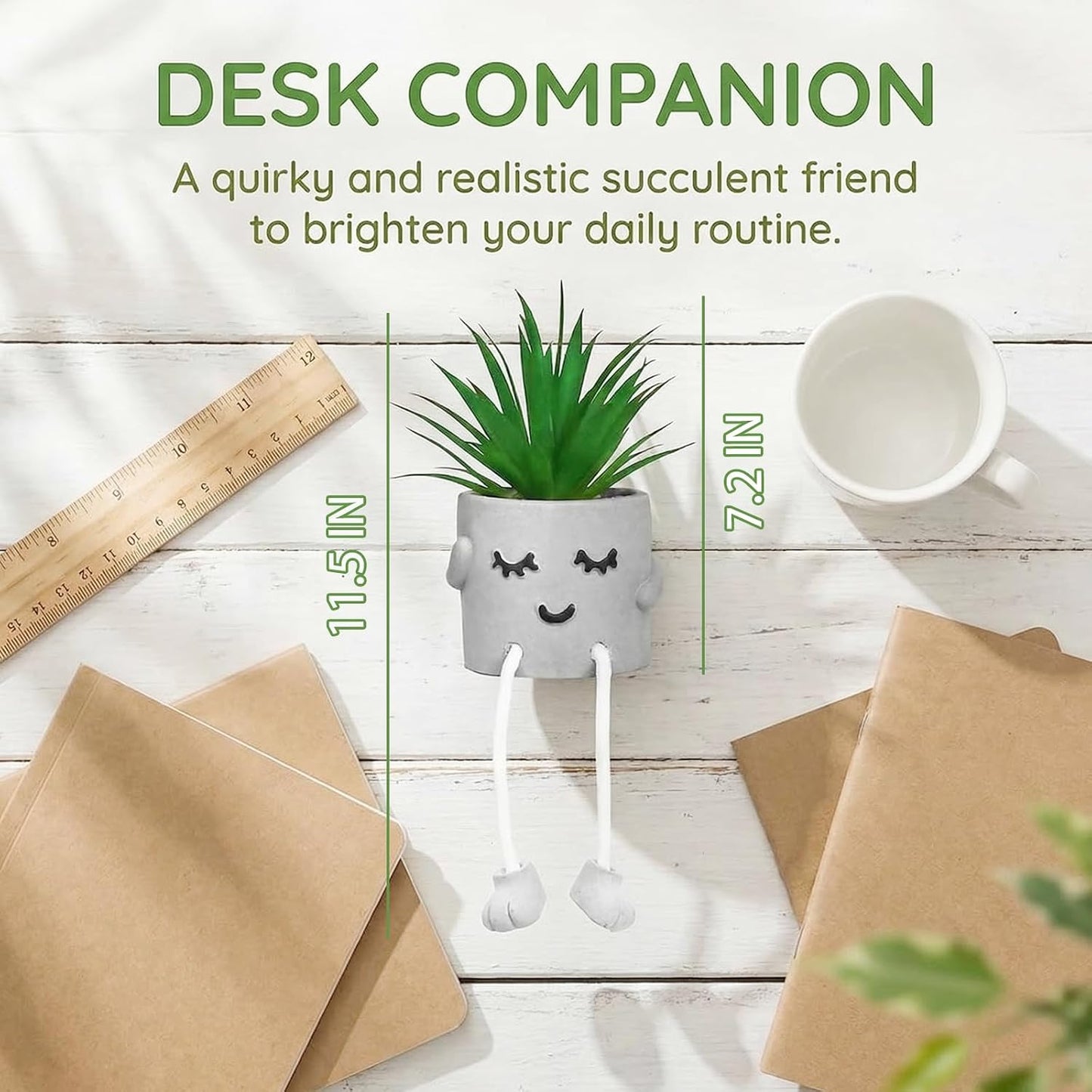 Small Artificial Succulent Plant in Pot 1PC / Beam
