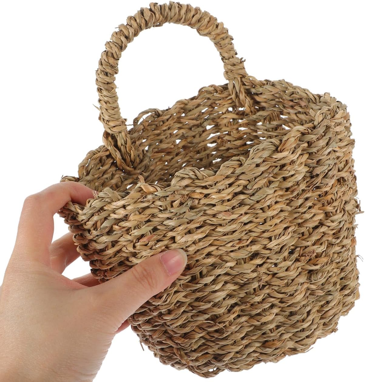 Woven Hanging Storage Basket / 7.87 x 5.51