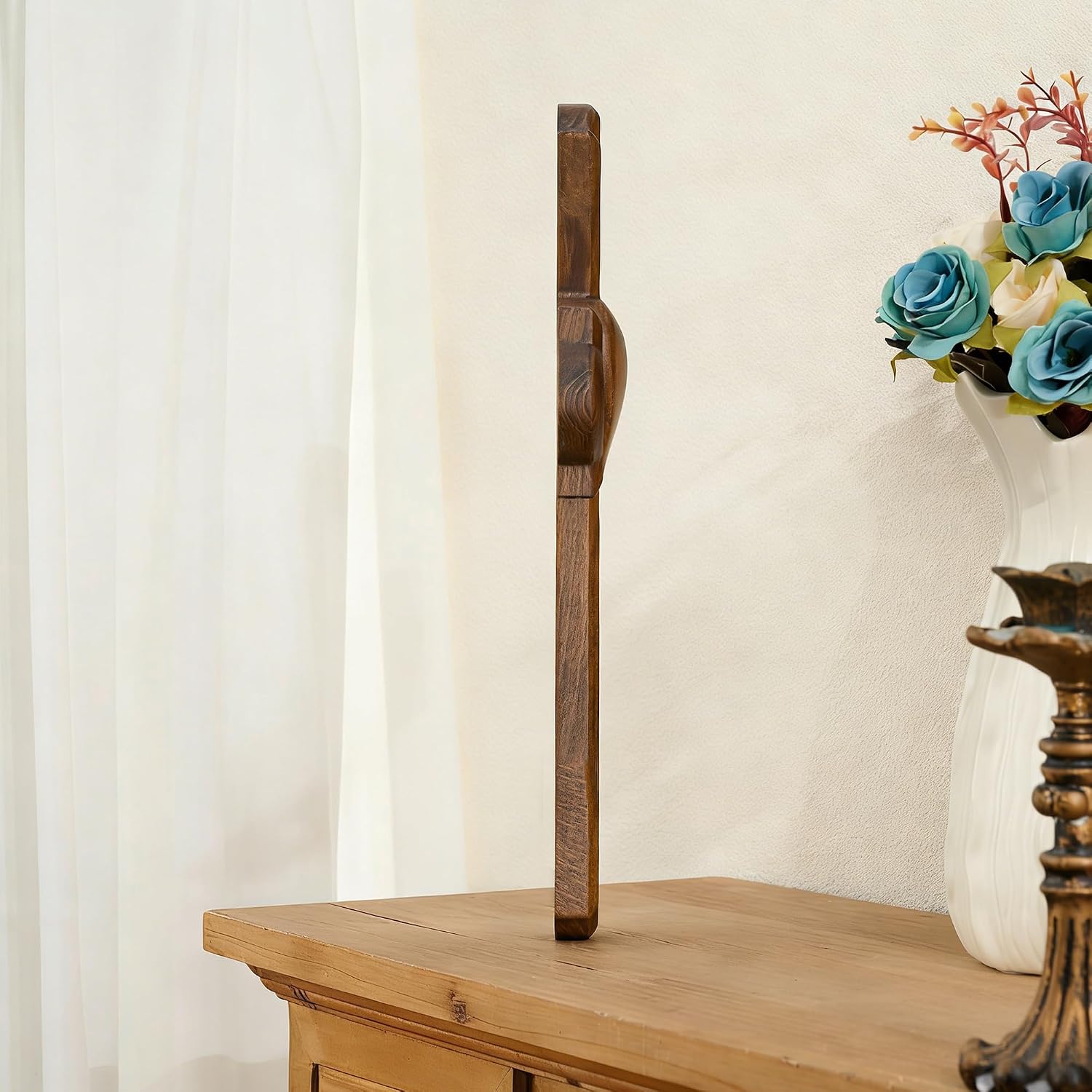 Wooden Wall Cross / 10"L x 6"W / 10 Inch