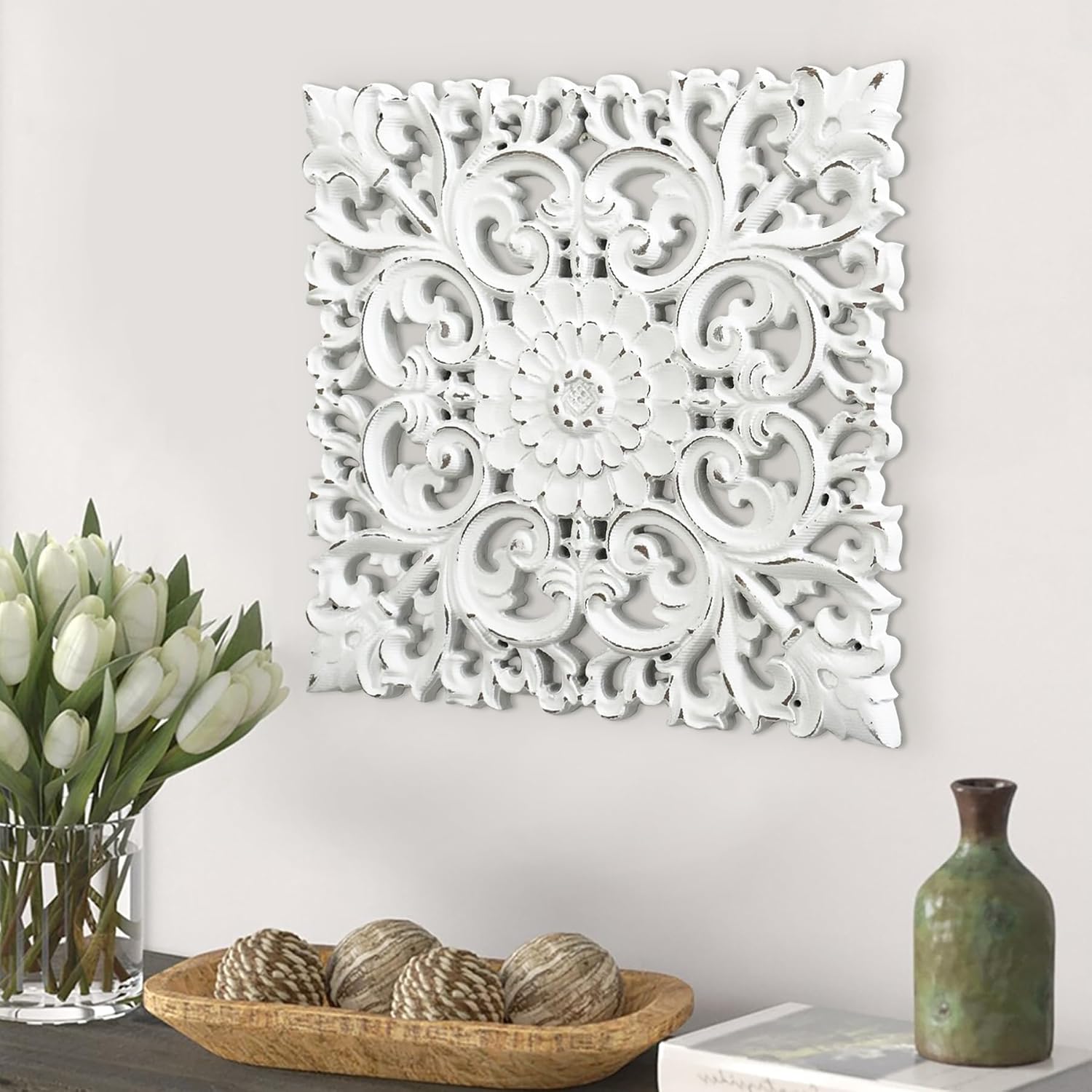Unique Hand Carved Wooden Wall Panels
