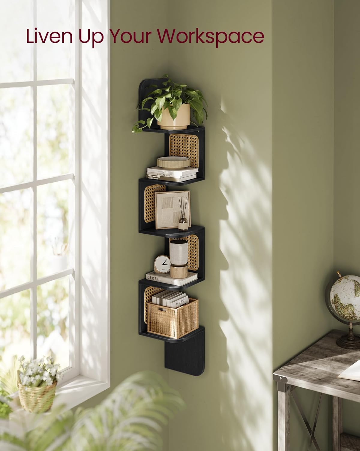 PVC Rattan Sides / Ash Black