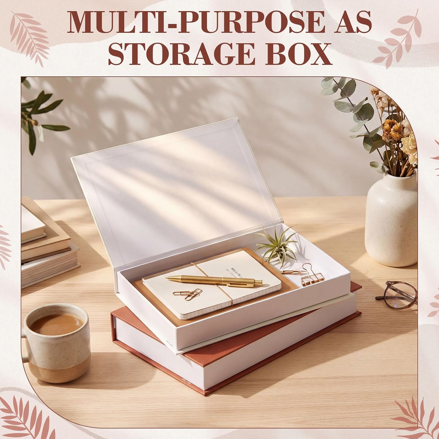 Modern Style Coffee Table Book Decor / Set of 4