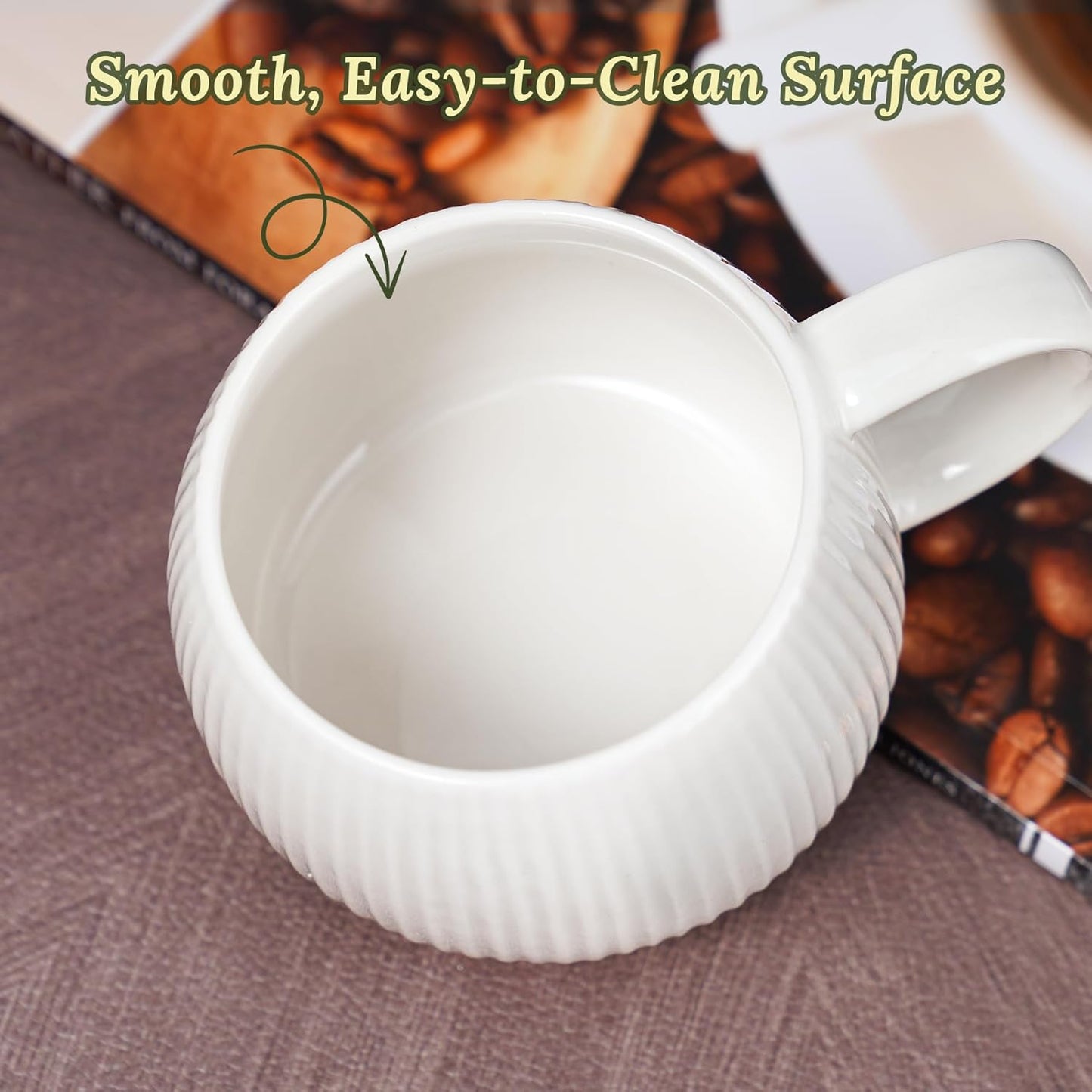 12oz Mushroom Shaped Ceramic Mug