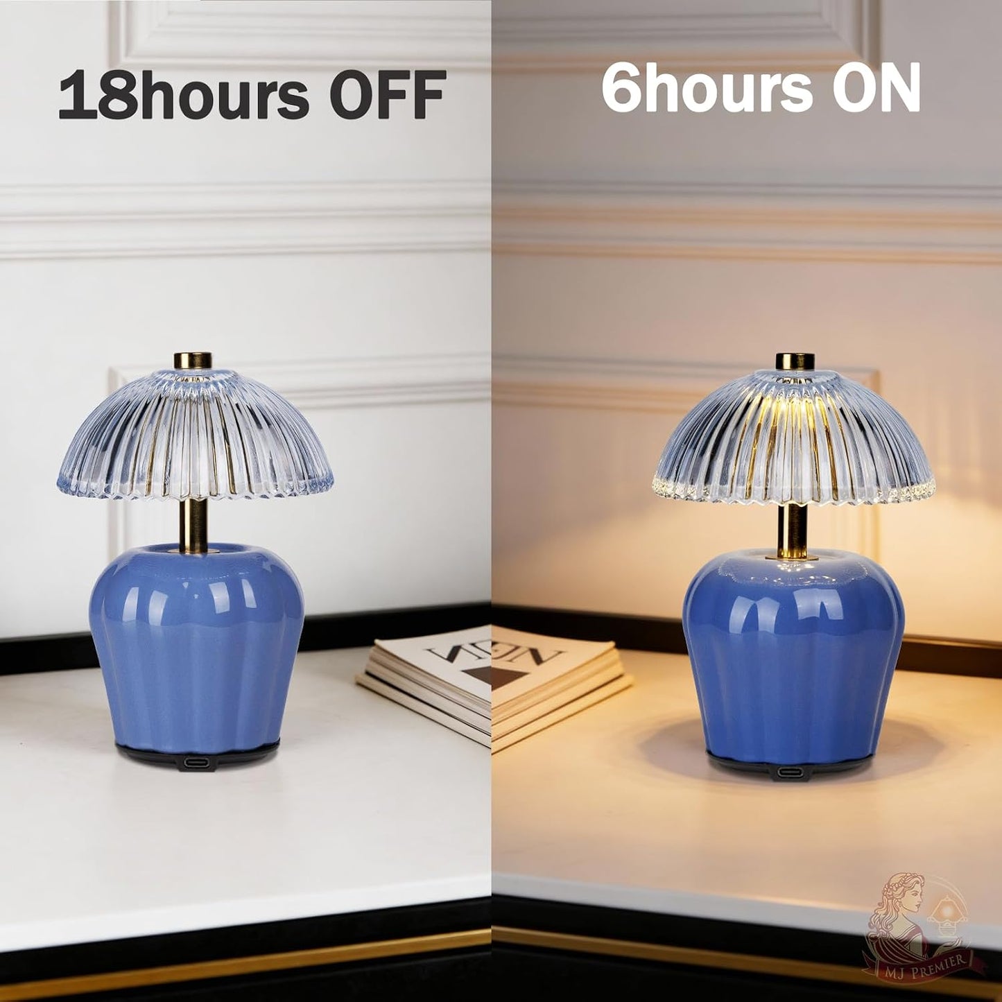 Rechargeable Table Lamp / Blue