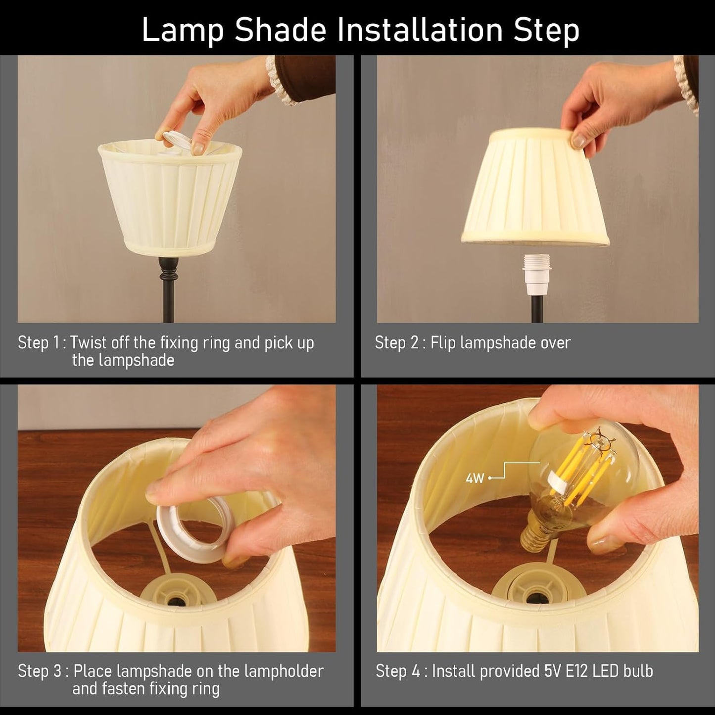 Cordless LED Touch Lamp with Dimmer Portable Small Table Lamp, 18" 2700K Rechargeable Battery Light for Bedside, Dining