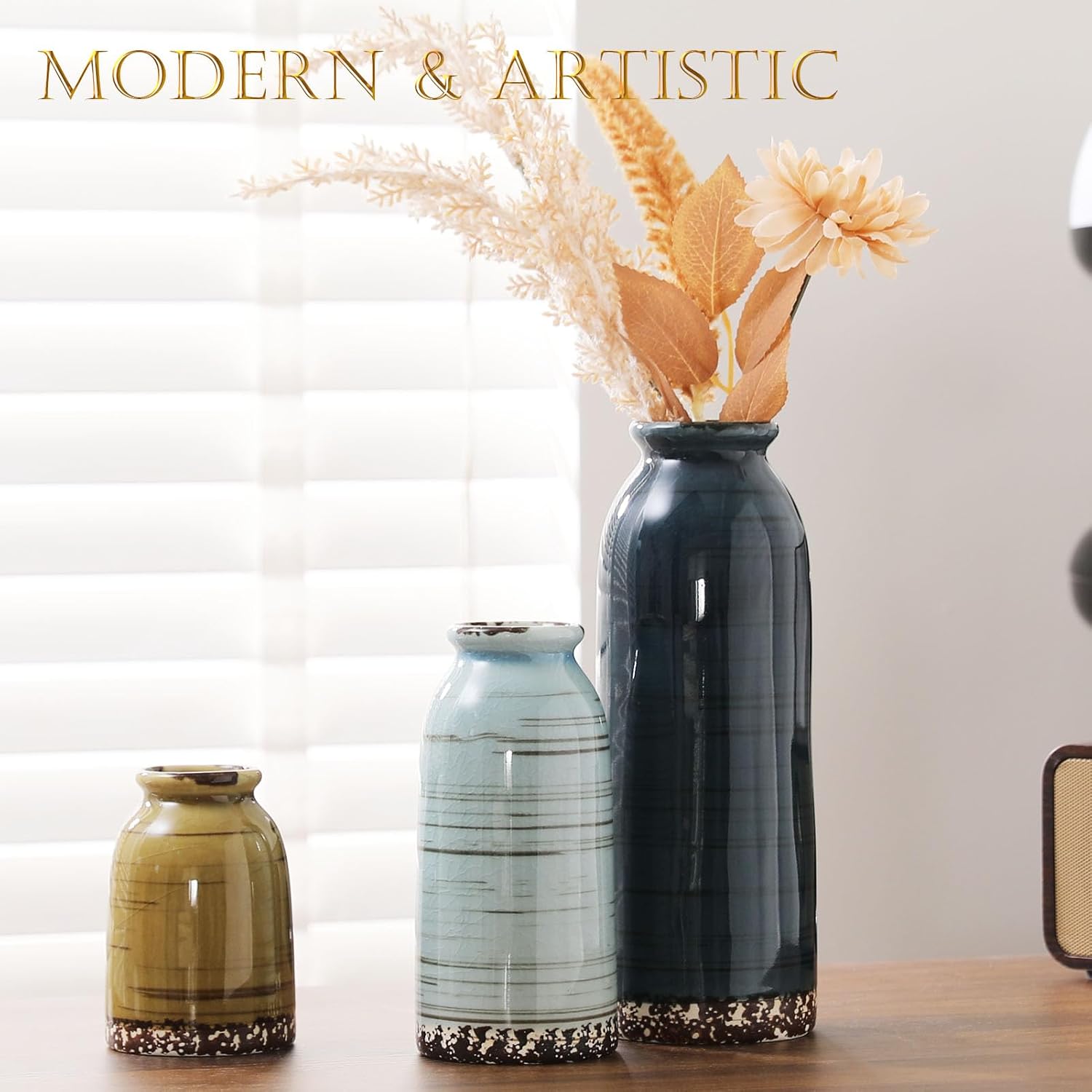 Ceramic Vase / Handcrafted Ceramic Vases / Set B / Set of 3