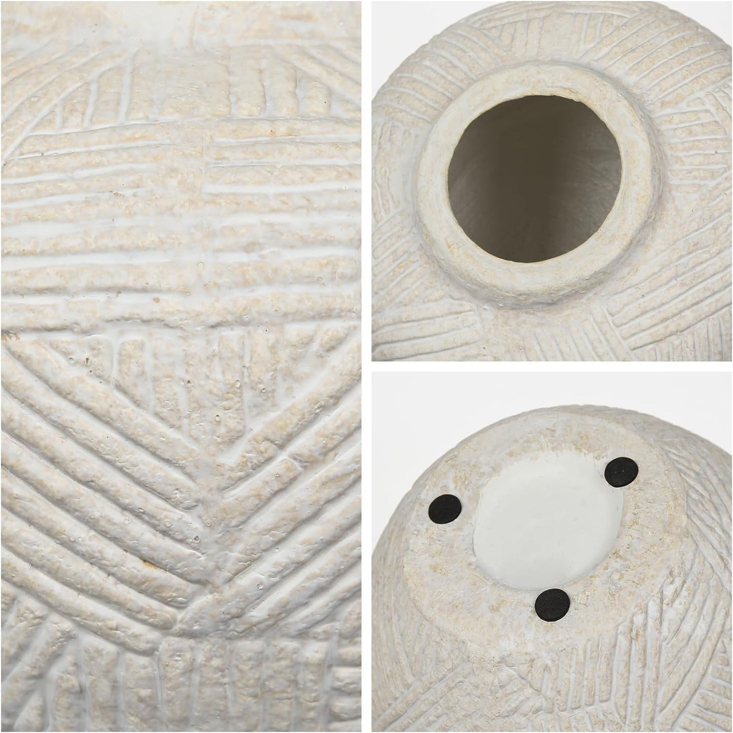5" Rustic Ceramic Vase for Flowers