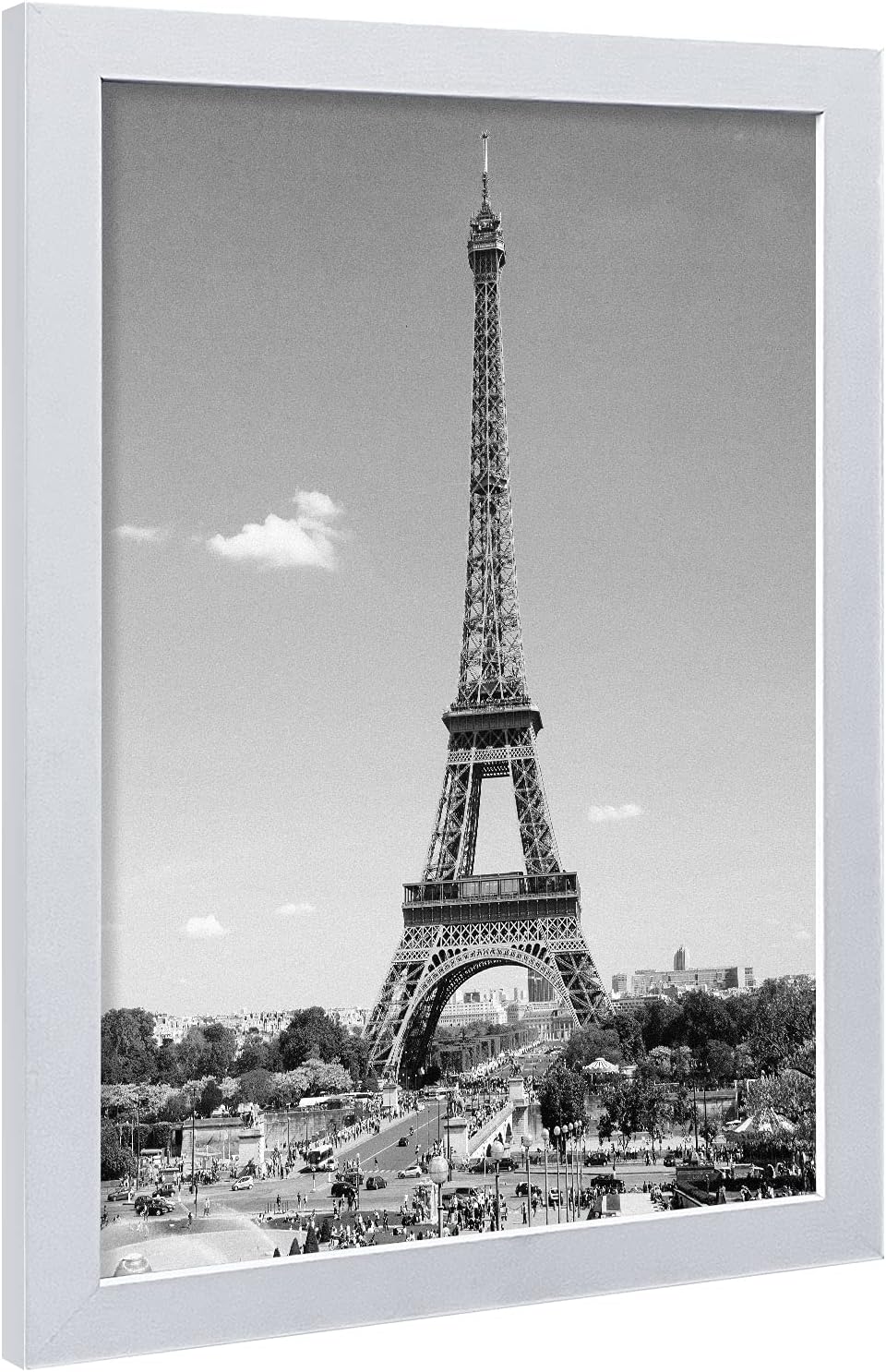 VCK 13x19 Frames 3 Pack, White Poster Frame MDF Wood with Polished Plexiglass, Wall Mounting Horizontal & Vertical