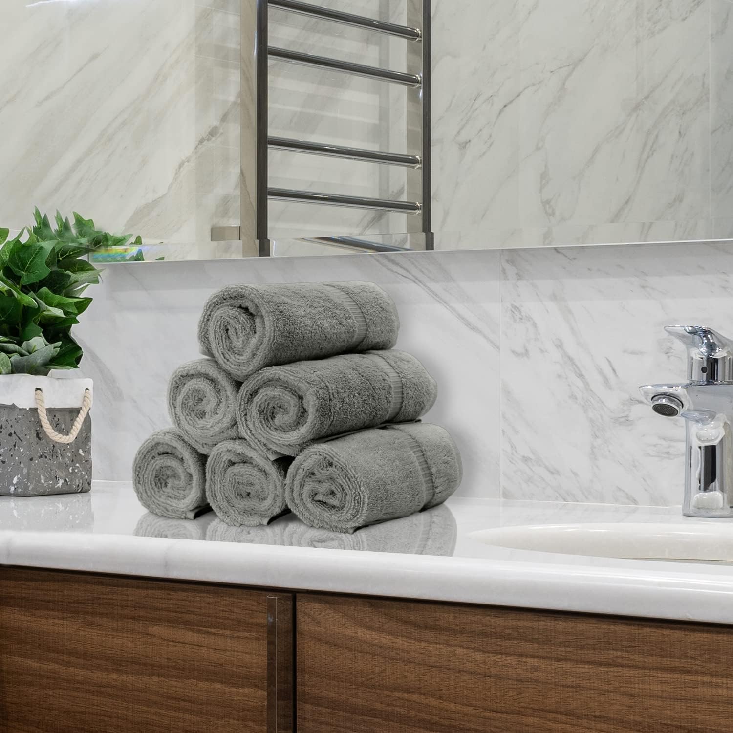 Luxury Hotel & Spa Collection, Quick Dry 100% Turkish Cotton 700 GSM, Eco Friendly Towel, for Bathroom, Gymand Kitchen