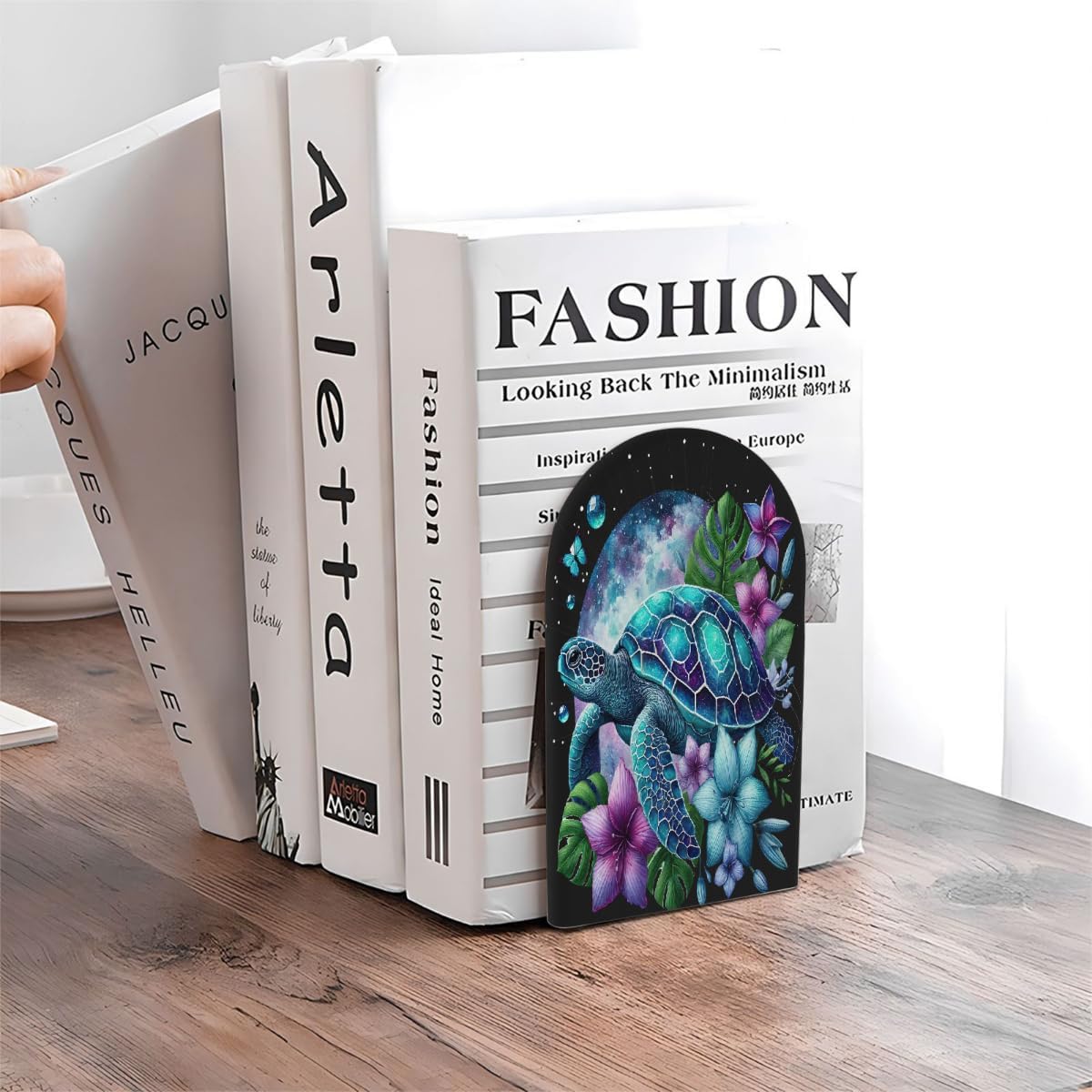 Book Ends / Galaxy Animal Turtle / Set of 2