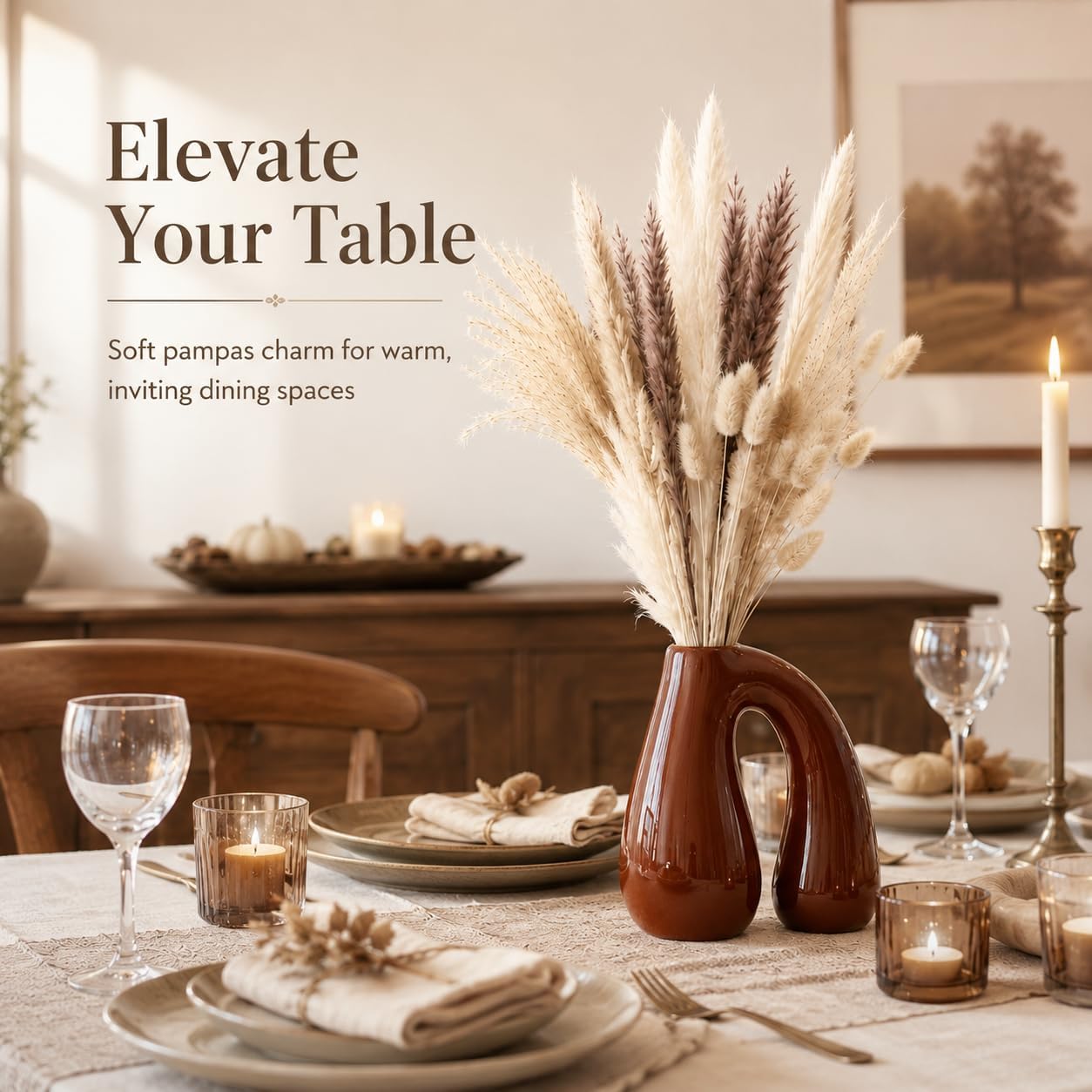 Bunny Tails Boho Wedding Decor