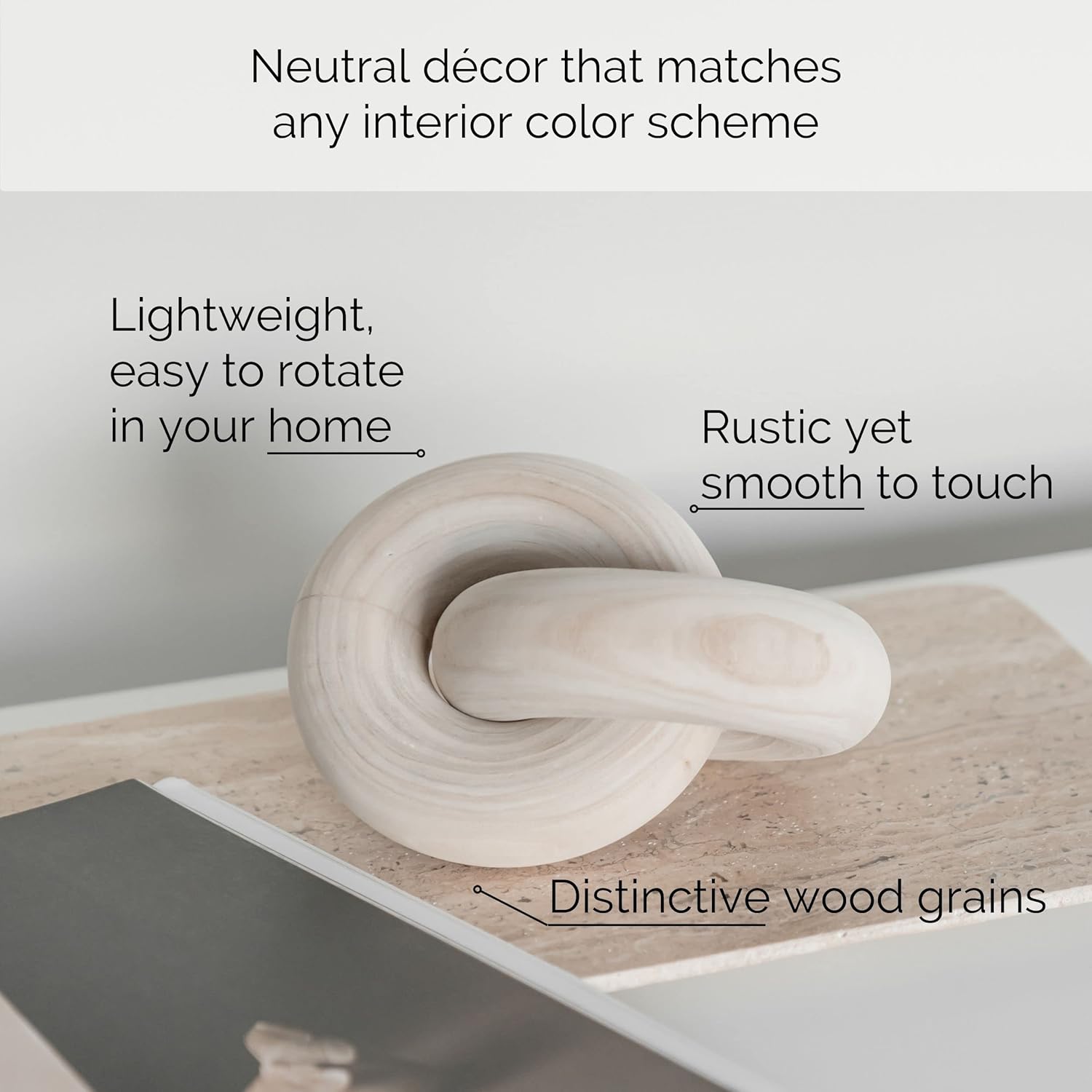 Wood Knot Decor / Natural