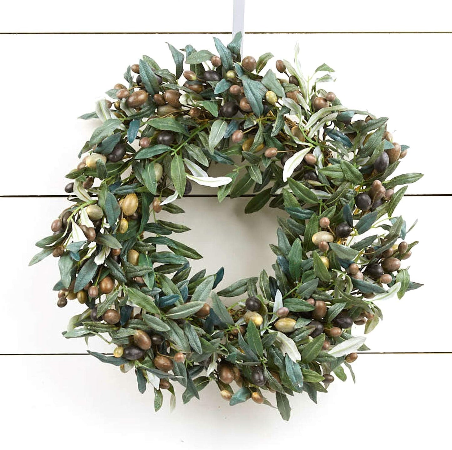 30'' Olive Branches Artificial Plants Olive Stems Greenery Branch for Vases / Green / Set of 3