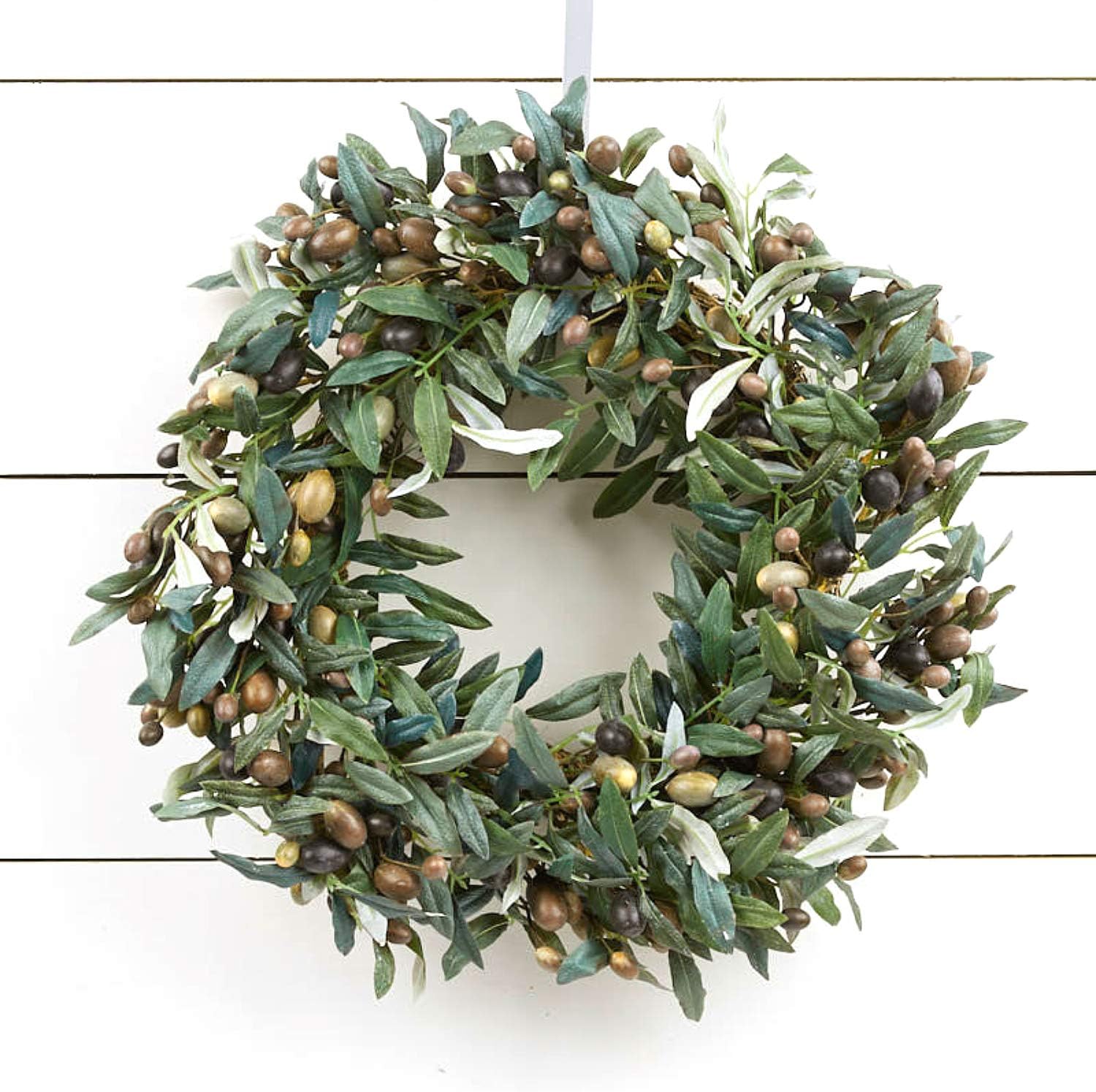 30'' Olive Branches Artificial Plants Olive Stems Greenery Branch for Vases / Green / Set of 3