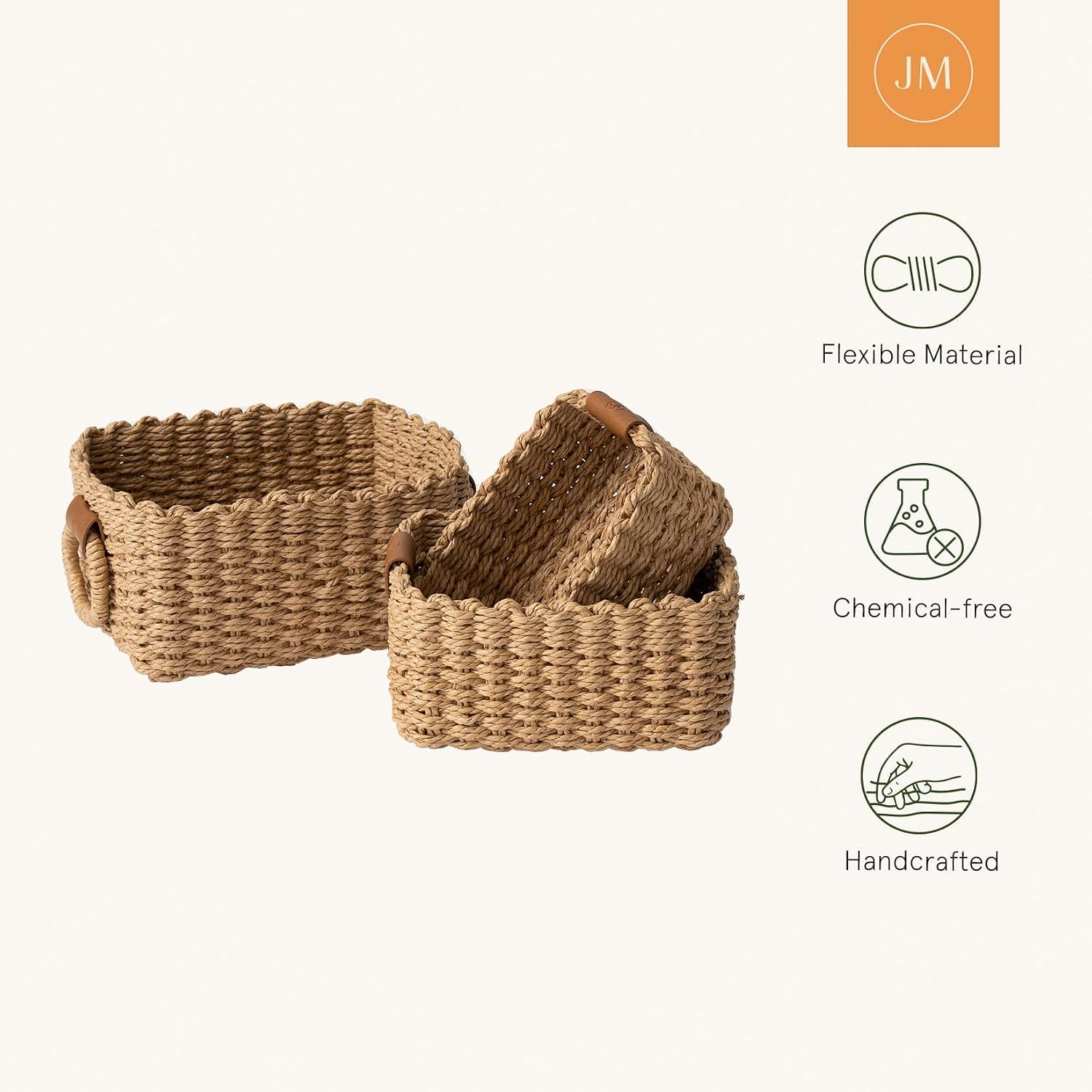 Small Wicker Baskets for Organizing / Desert