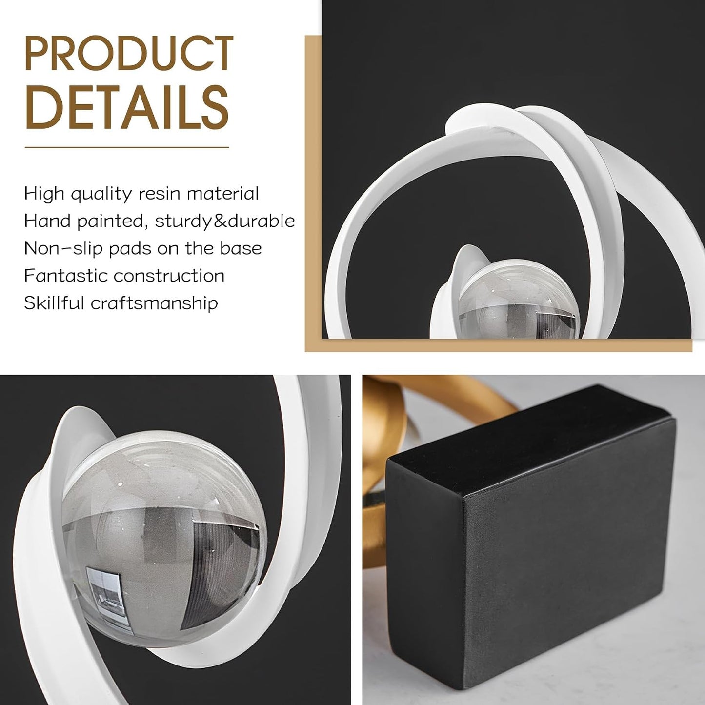 Modern Statue Decor / White