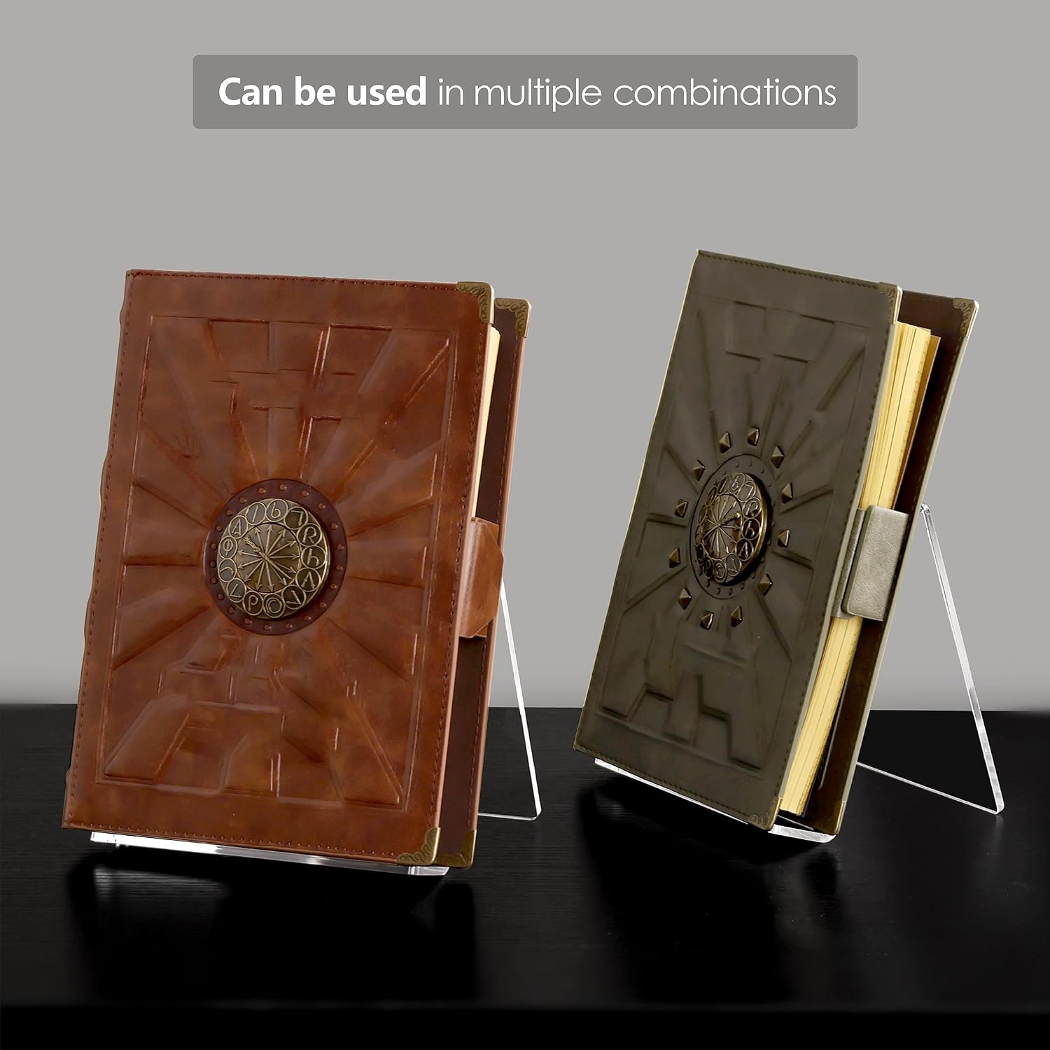 Acrylic Book Display Holder / Clear / 6 x 9 / Set of 2