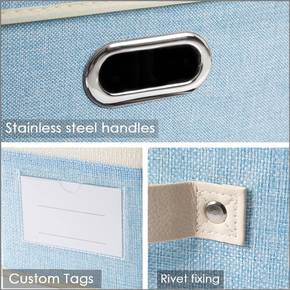 Large Foldable Storage Boxes / Set of 3