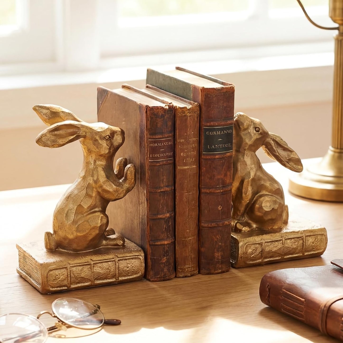 Decorative Bookends / Rabbit / Set of 2