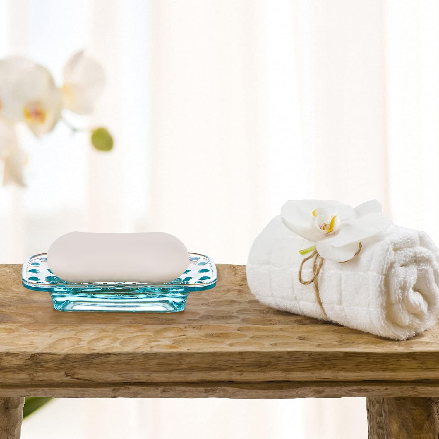 Embossed Bar Soap Holder / Set of 2